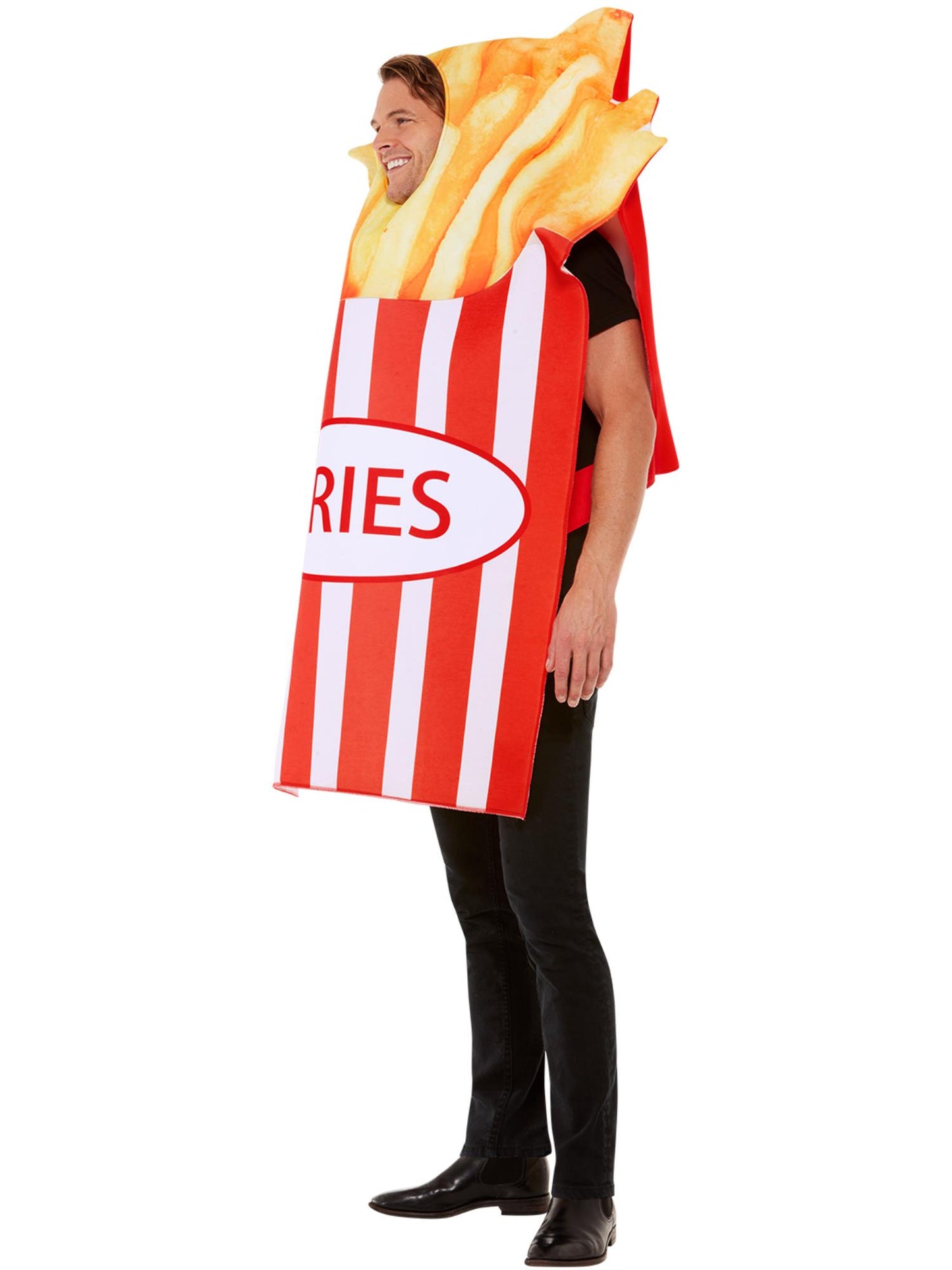 Pommes-Kostüm, Rot & Weiß, Einteiler