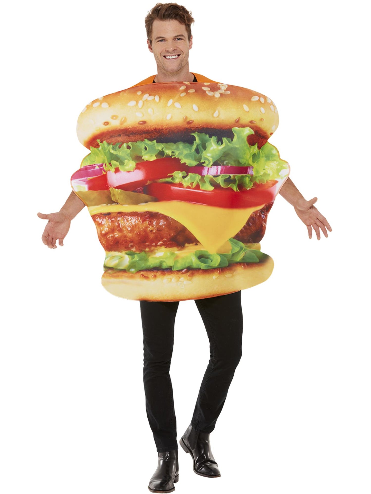 Disfraz de hamburguesa, Disfraz de una sola pieza