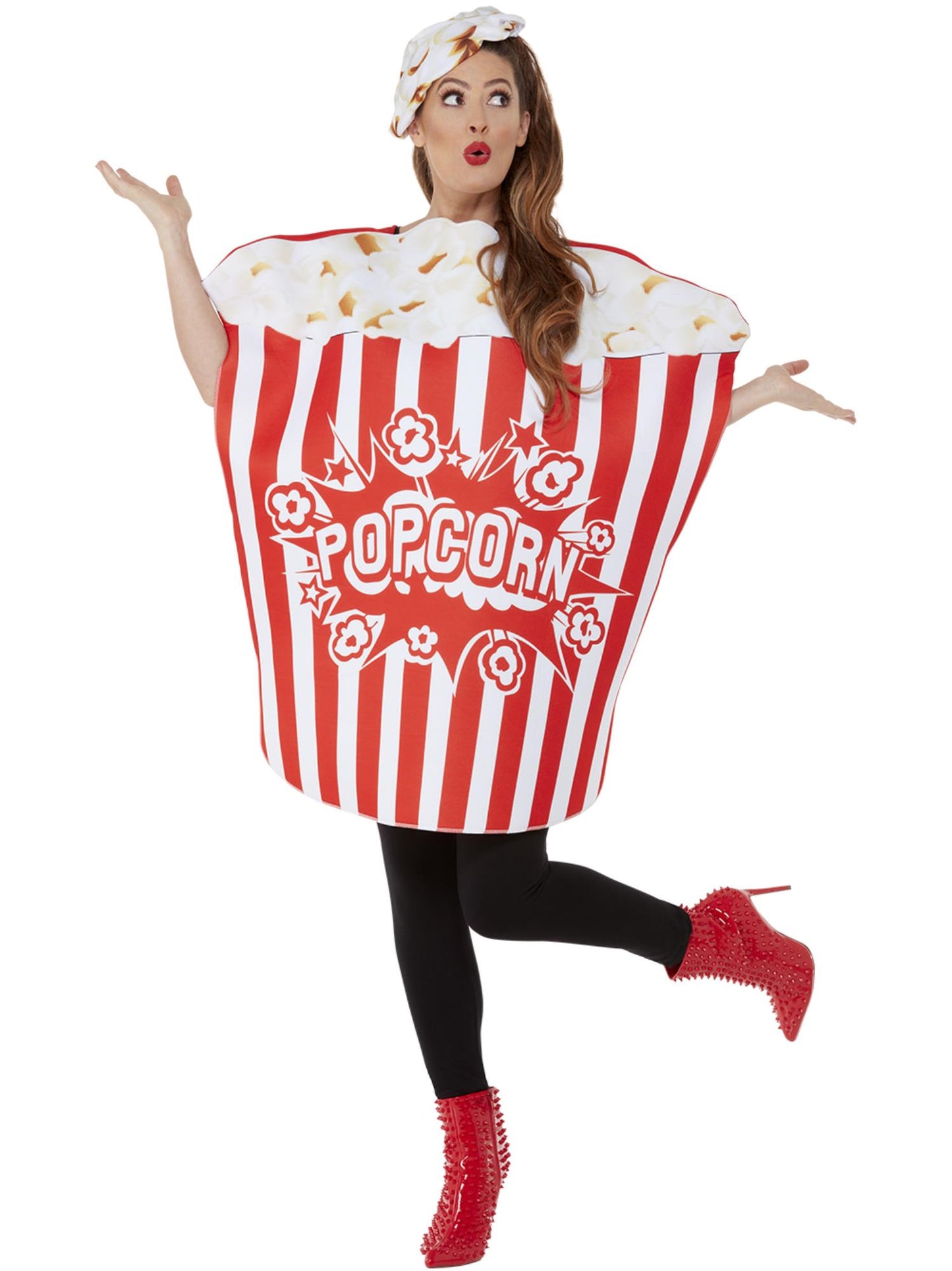 Popcorn Costume, Red & White Wholesale