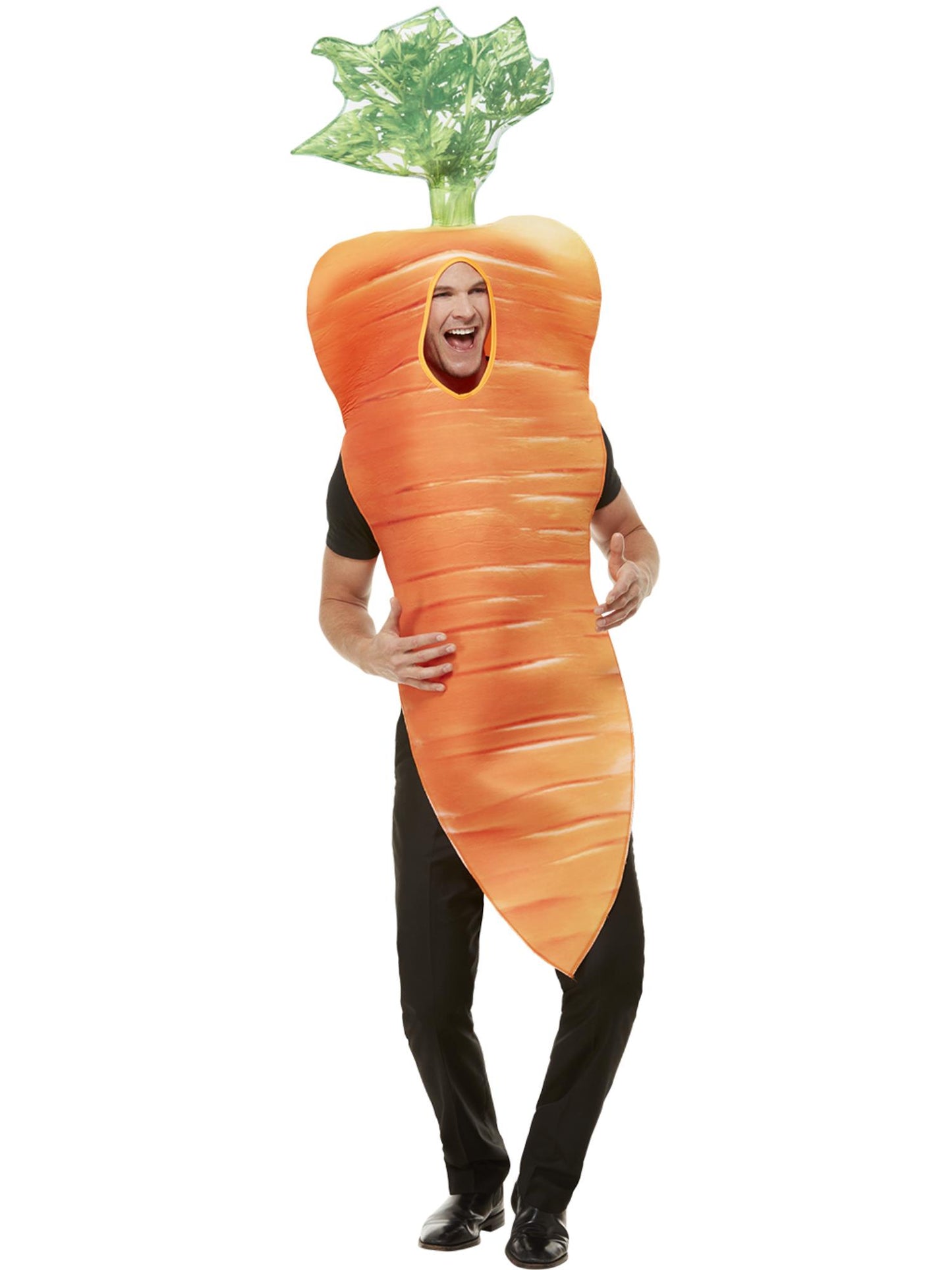 Disfraz de zanahoria de Navidad, Naranja, con tabardo