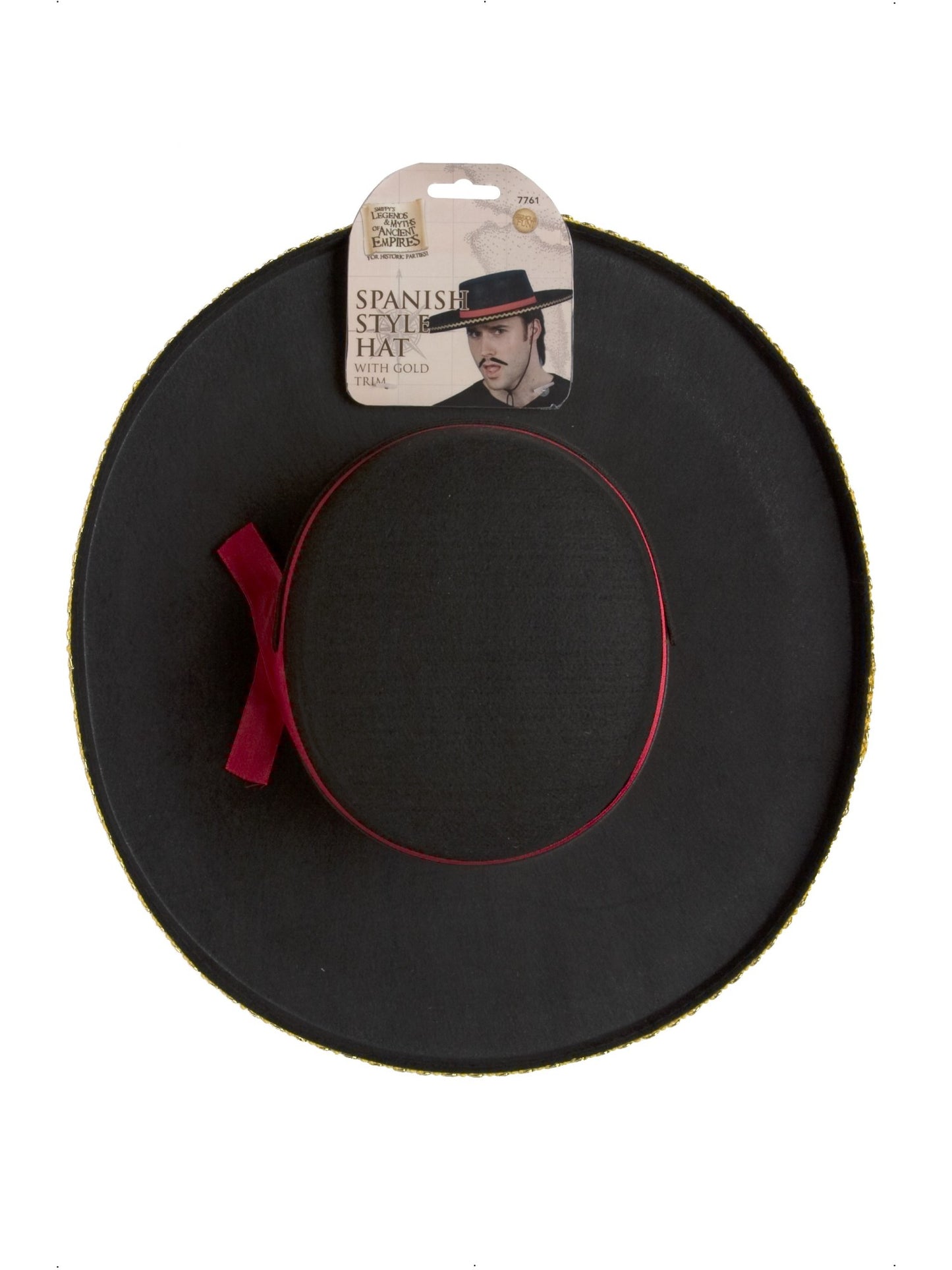 Chapeau espagnol, avec corde