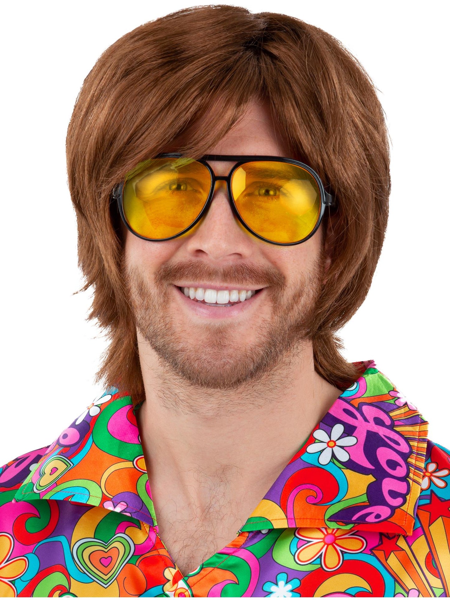 70s Aviator Specs, Yellow Lenses Wholesale