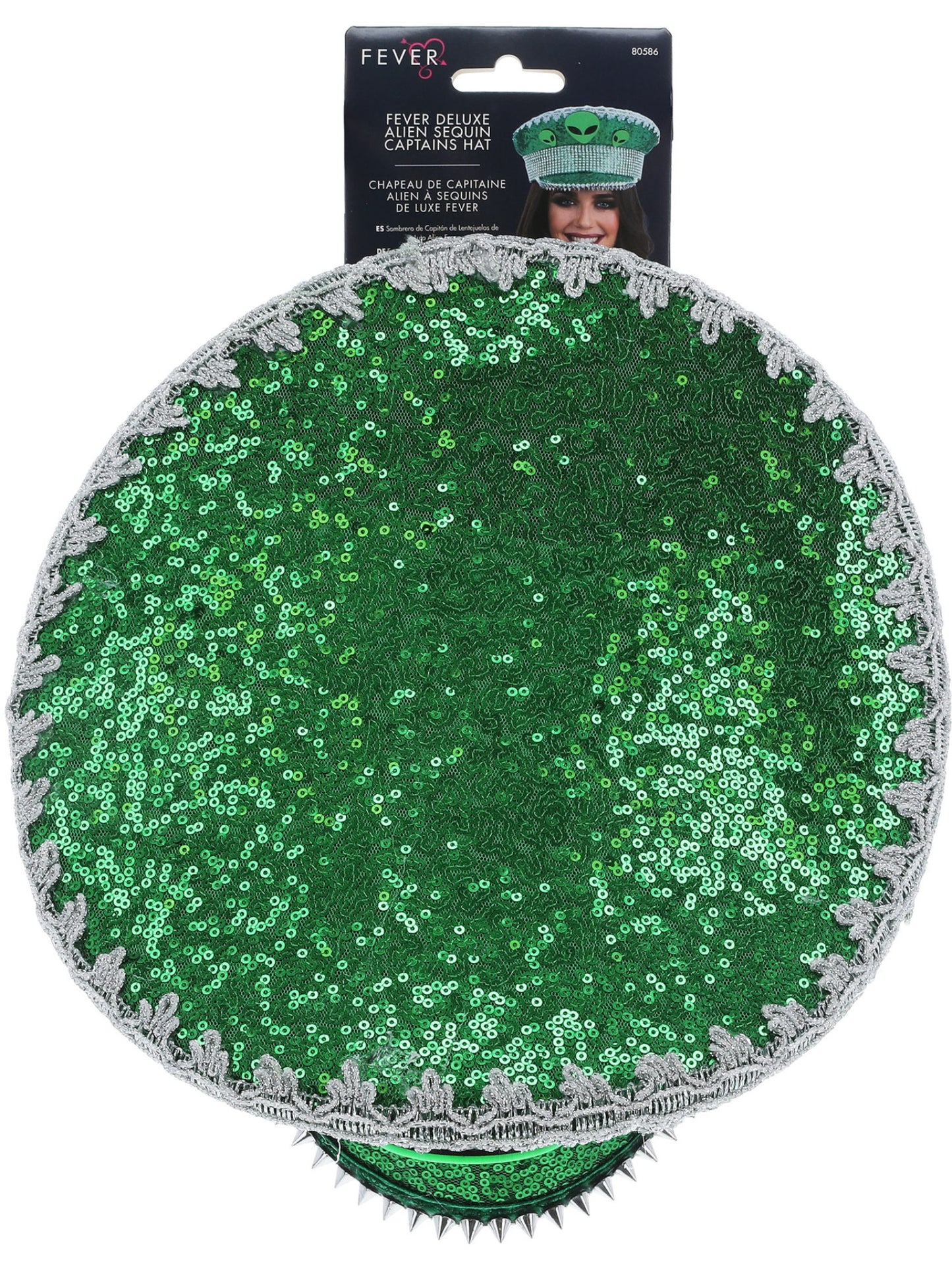Chapeau de capitaine à paillettes Alien Deluxe Fever en gros
