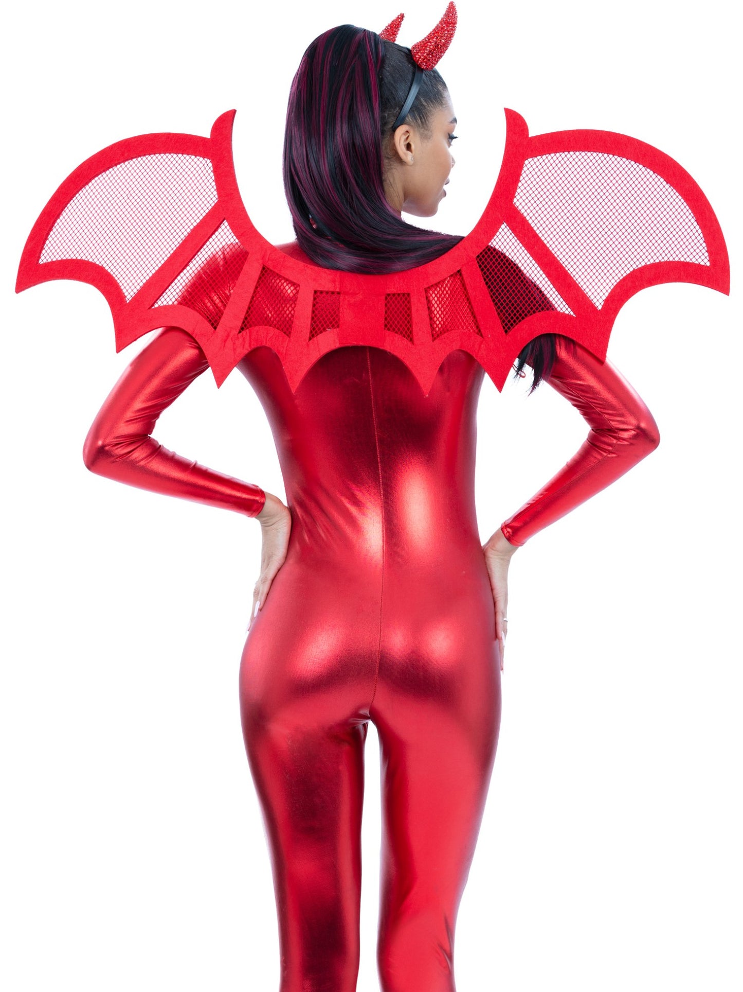 Red Mesh Devil Wings Wholesale