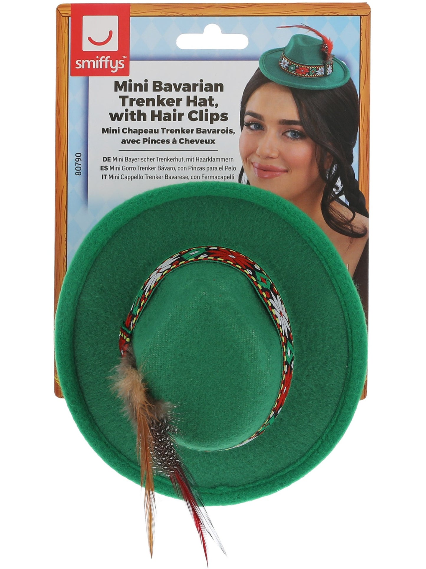 Mini Bavarian Trenker Hat, Green Wholesale