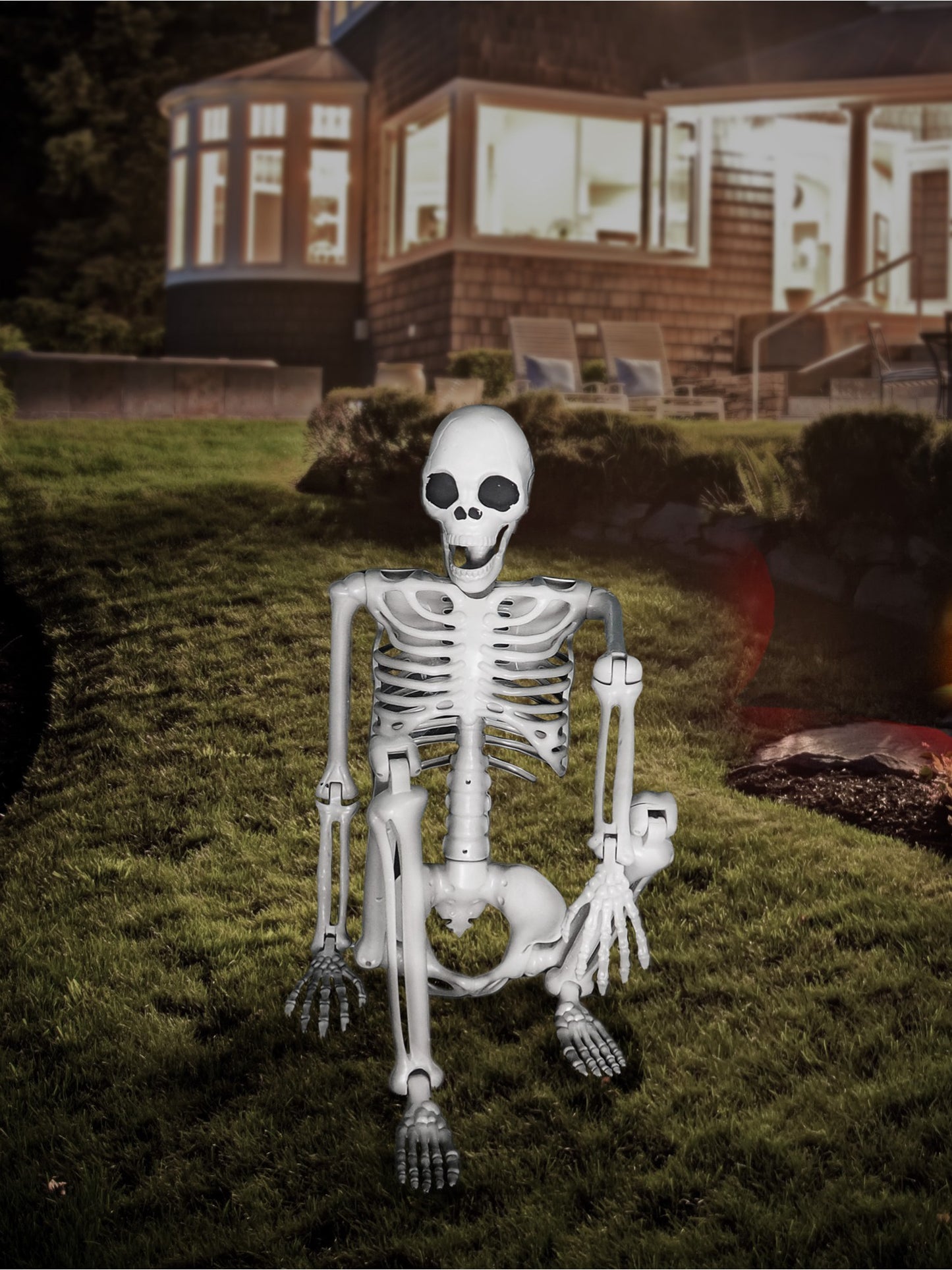 Lifesize Hanging Skeleton Prop, 150cm Wholesale