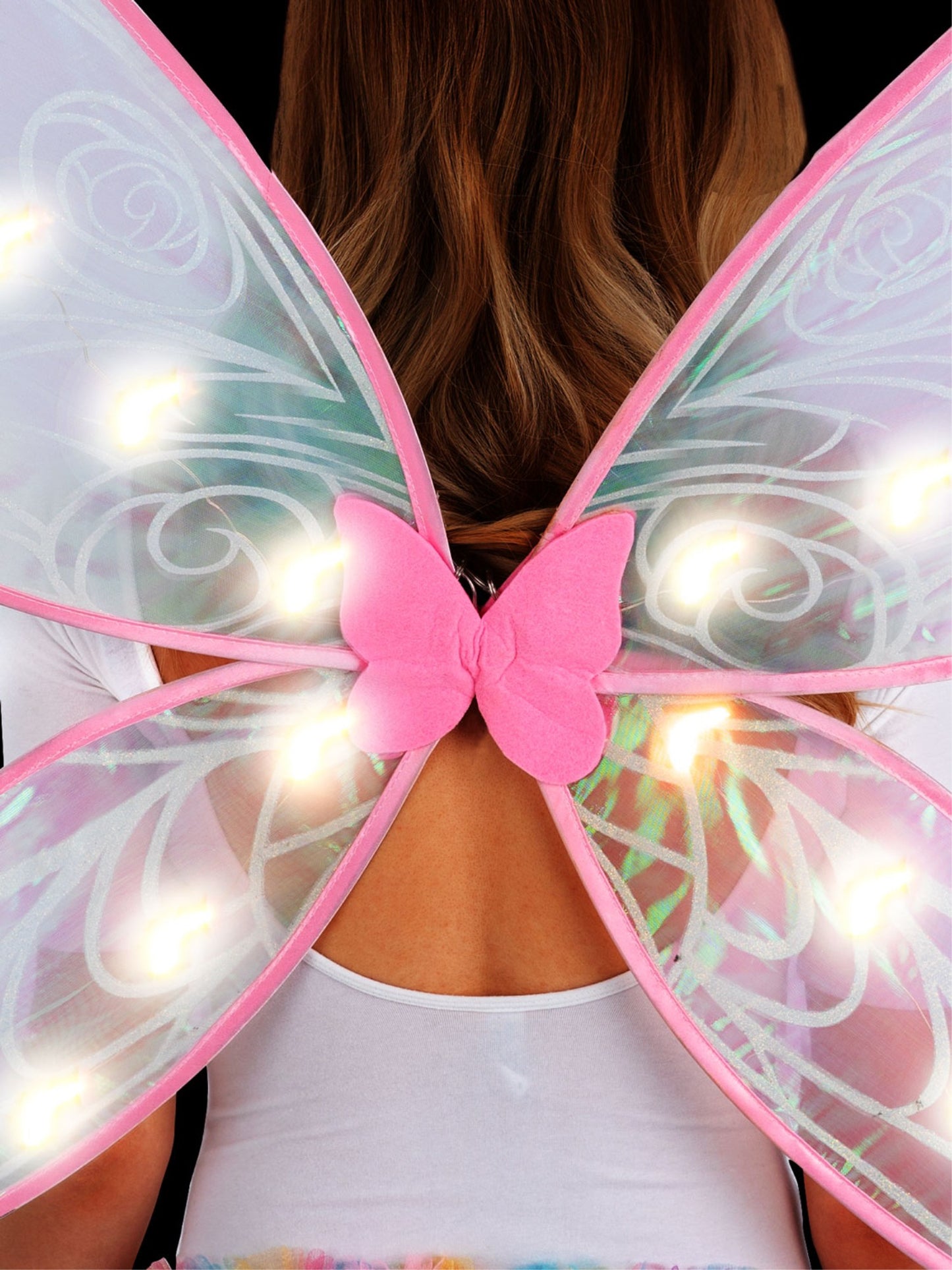 Adult LED Iridescent Light Up Fairy Wings Wholesale