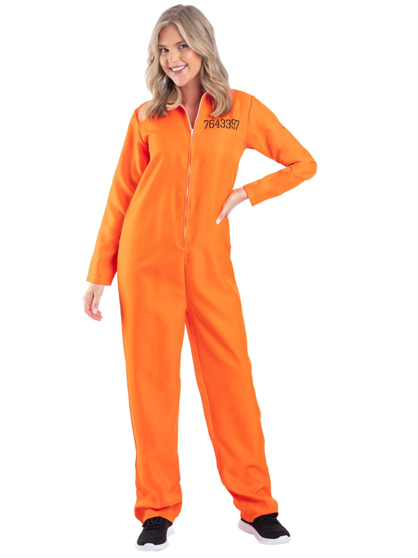 Escaped Prisoner Costume, Orange Wholesale