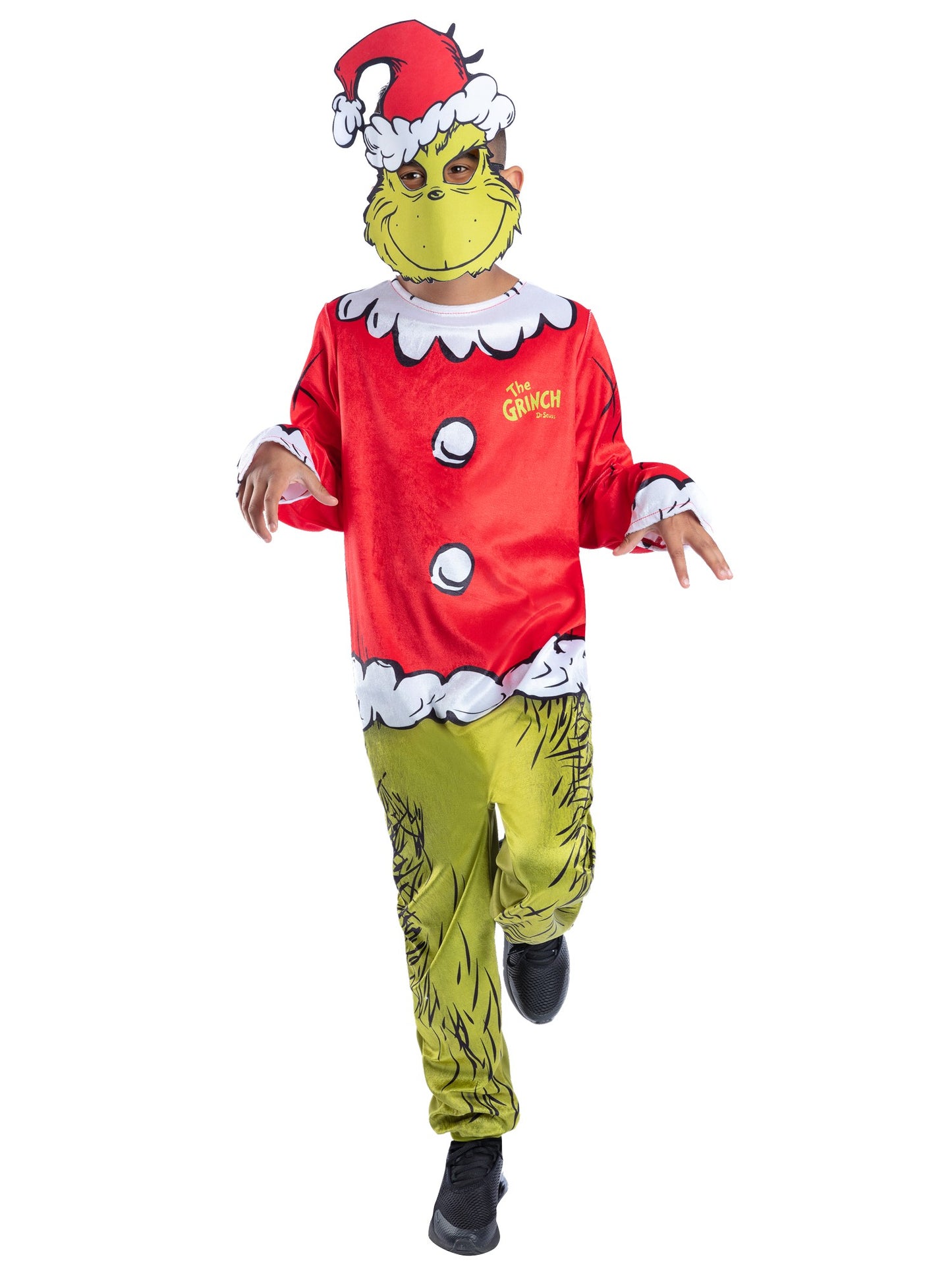 Dr Seuss The Grinch Santa Costume Wholesale