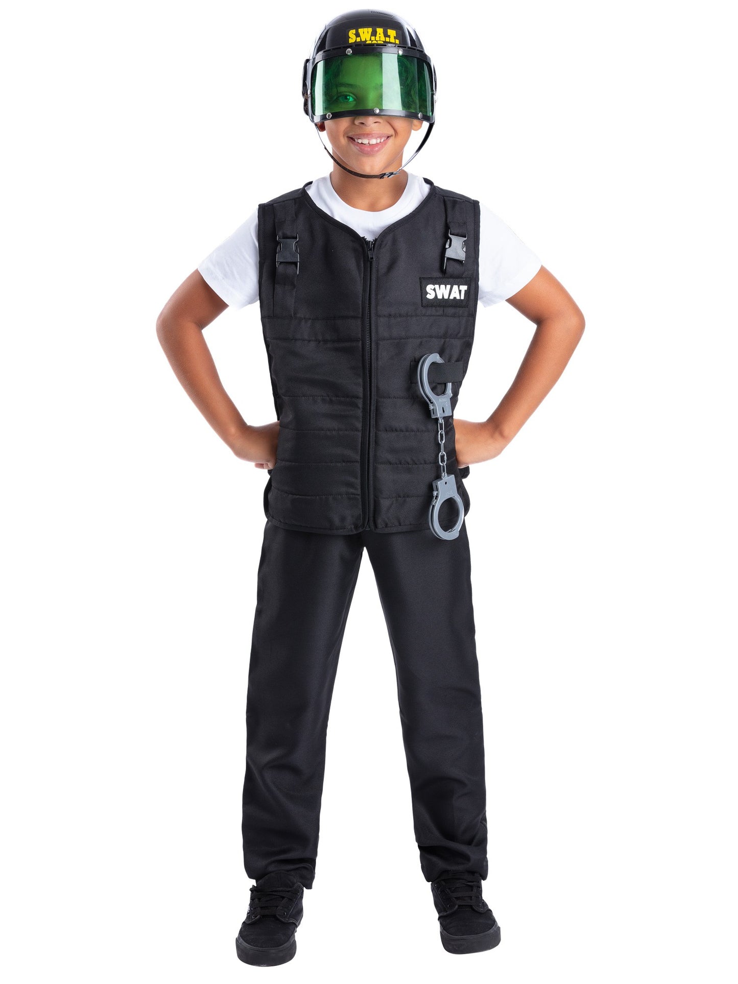 Swat Costume, with Vest, Hat & 4 Piece Toy Wholesale