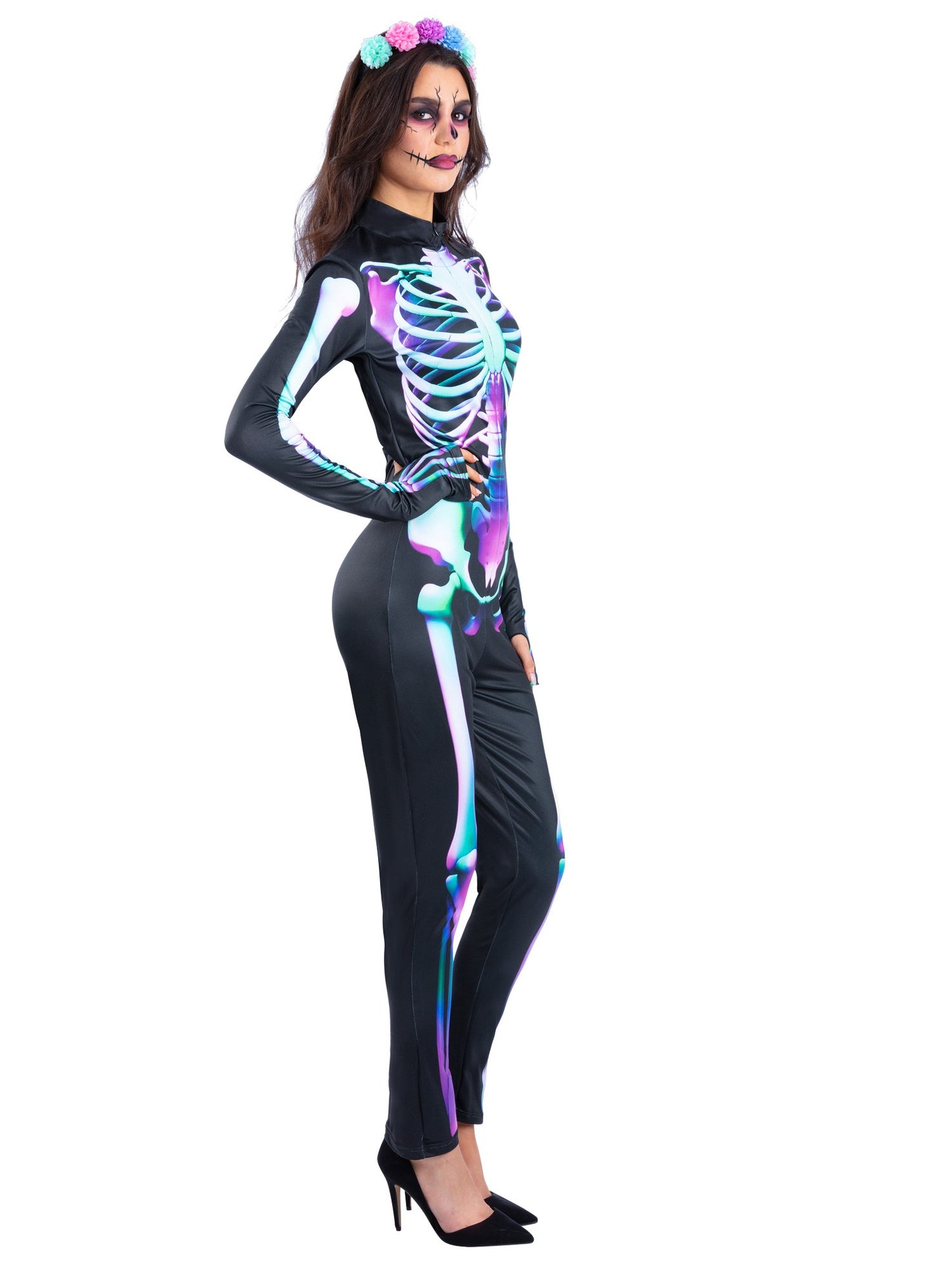 Bright Bones Skeleton Costume Wholesale