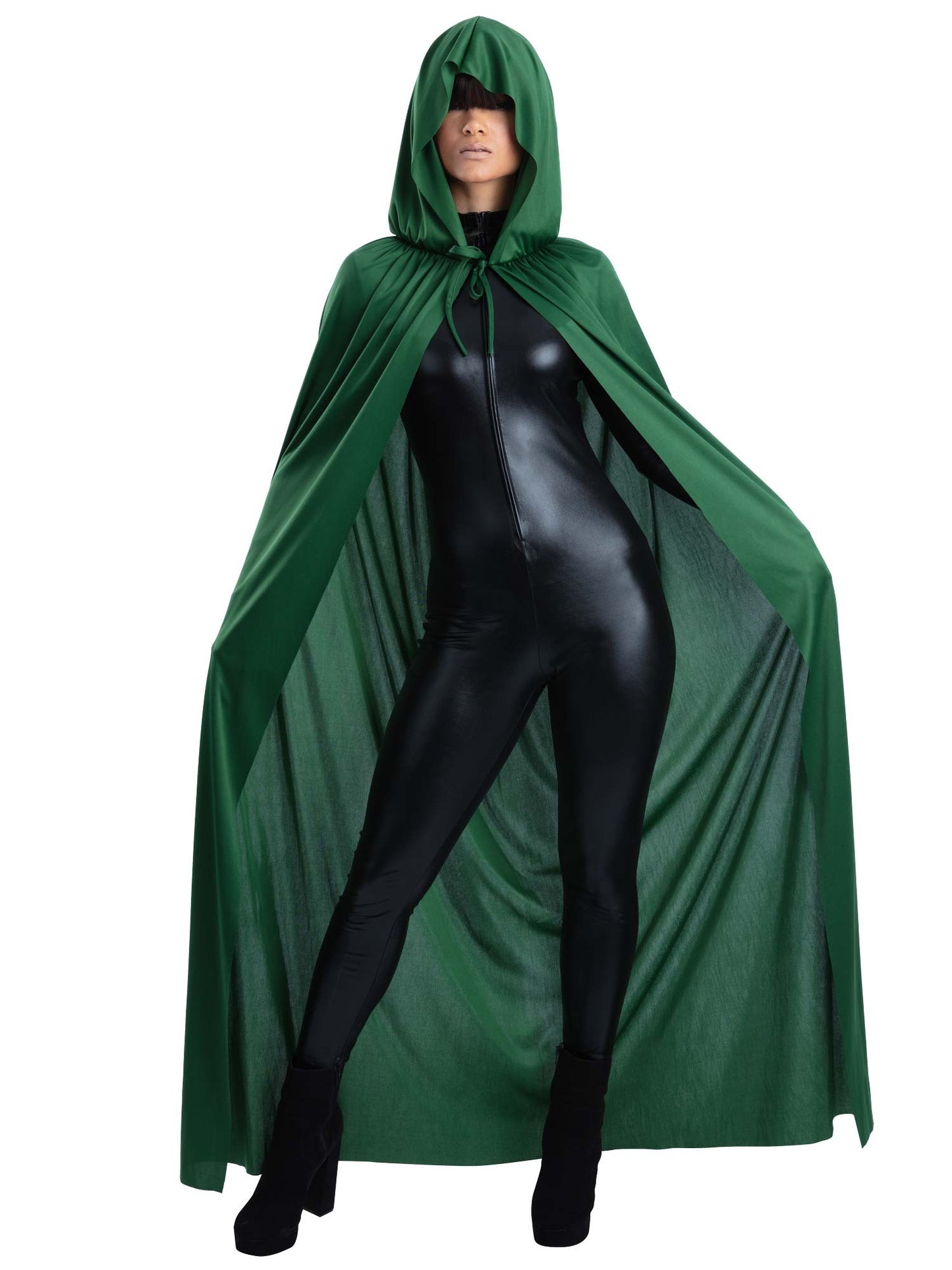 Unisex Green Hooded Cape Wholesale