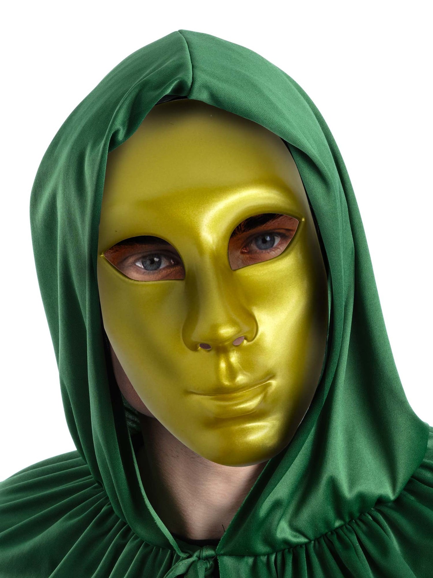 Gold Robot/Mime Masquerade Mask Wholesale