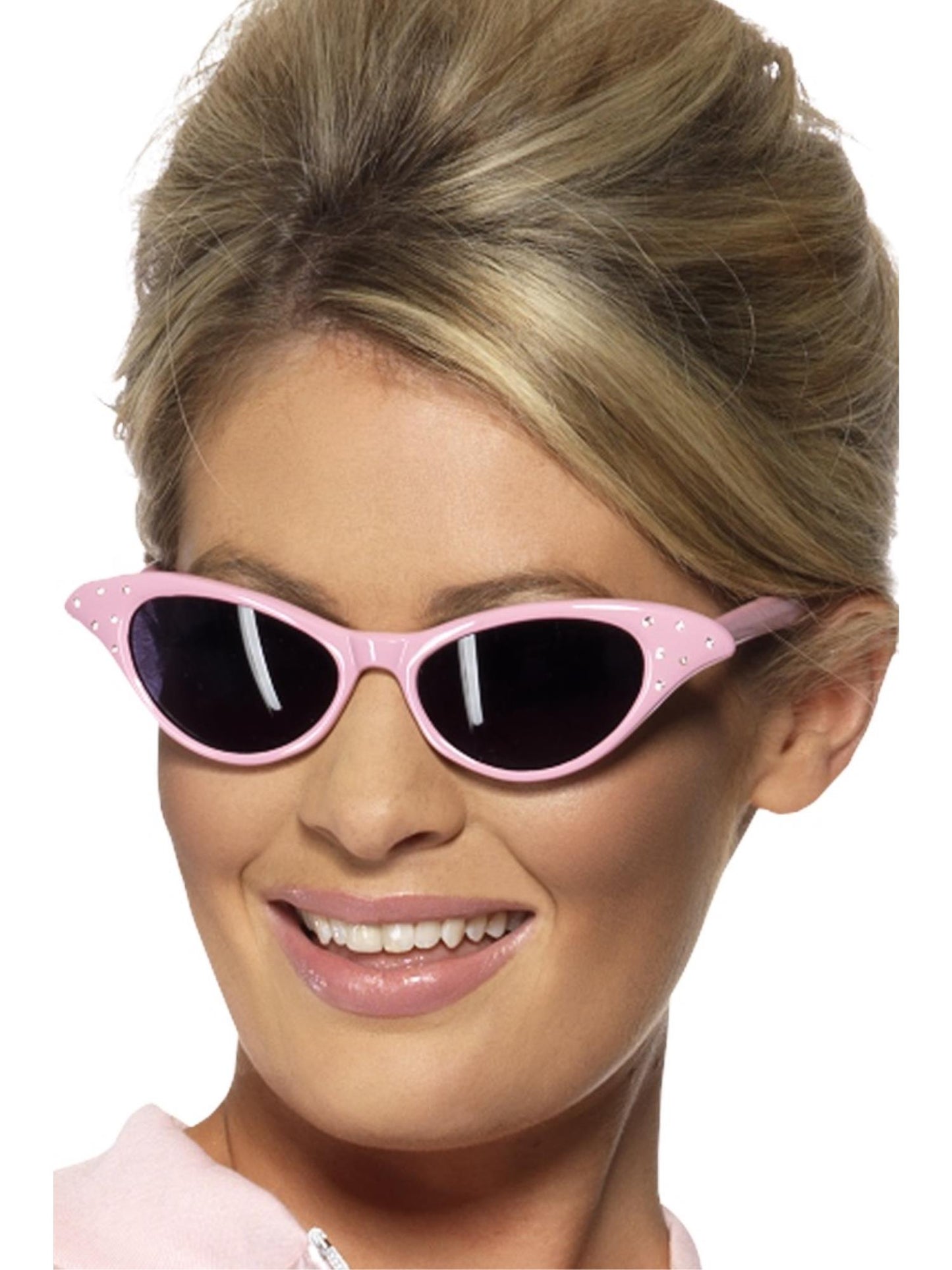 Flyaway Style Rock & Roll Sunglasses, Pink Wholesale