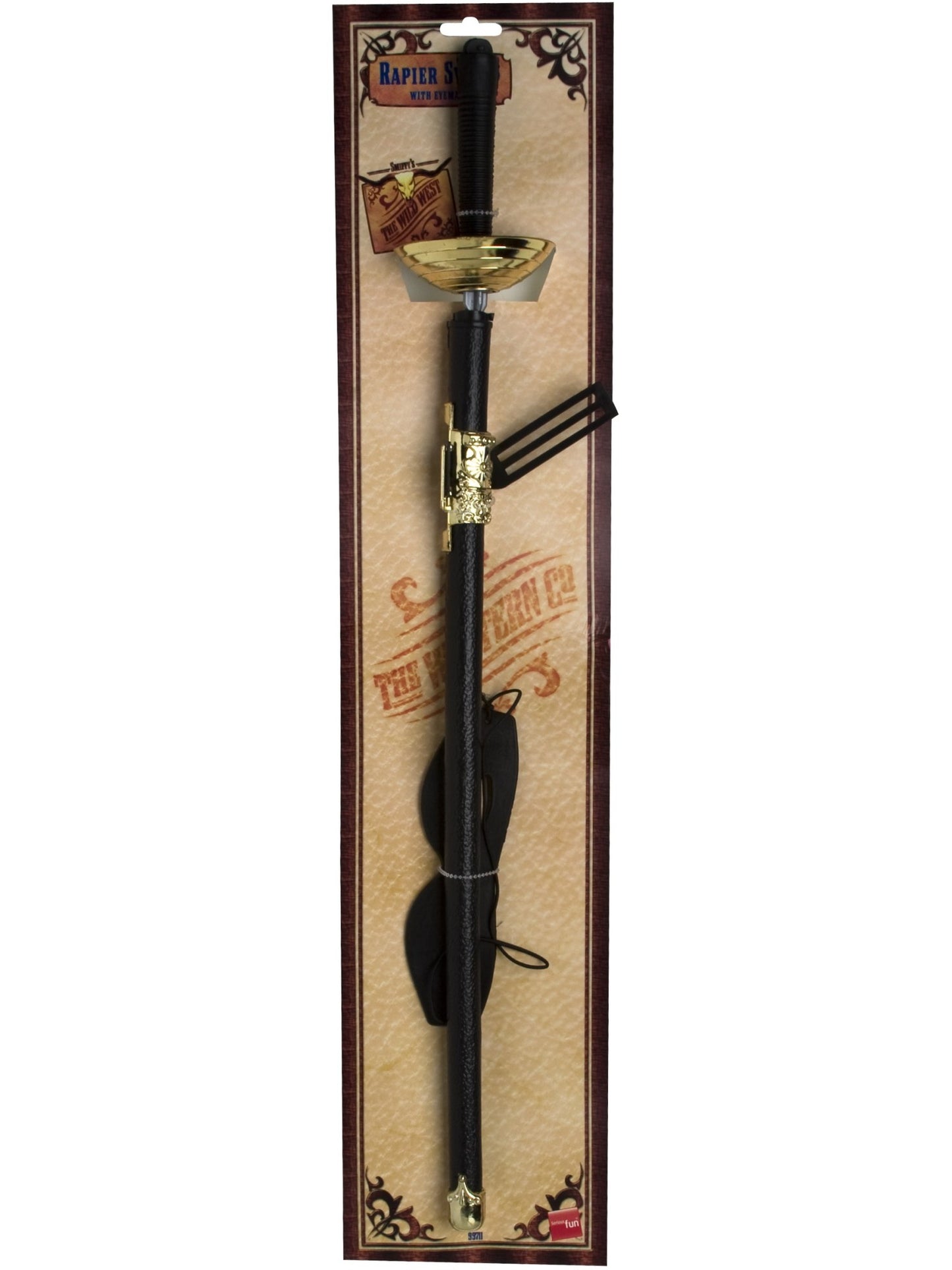 Rapier Sword and Eye Mask, Green & Black Wholesale