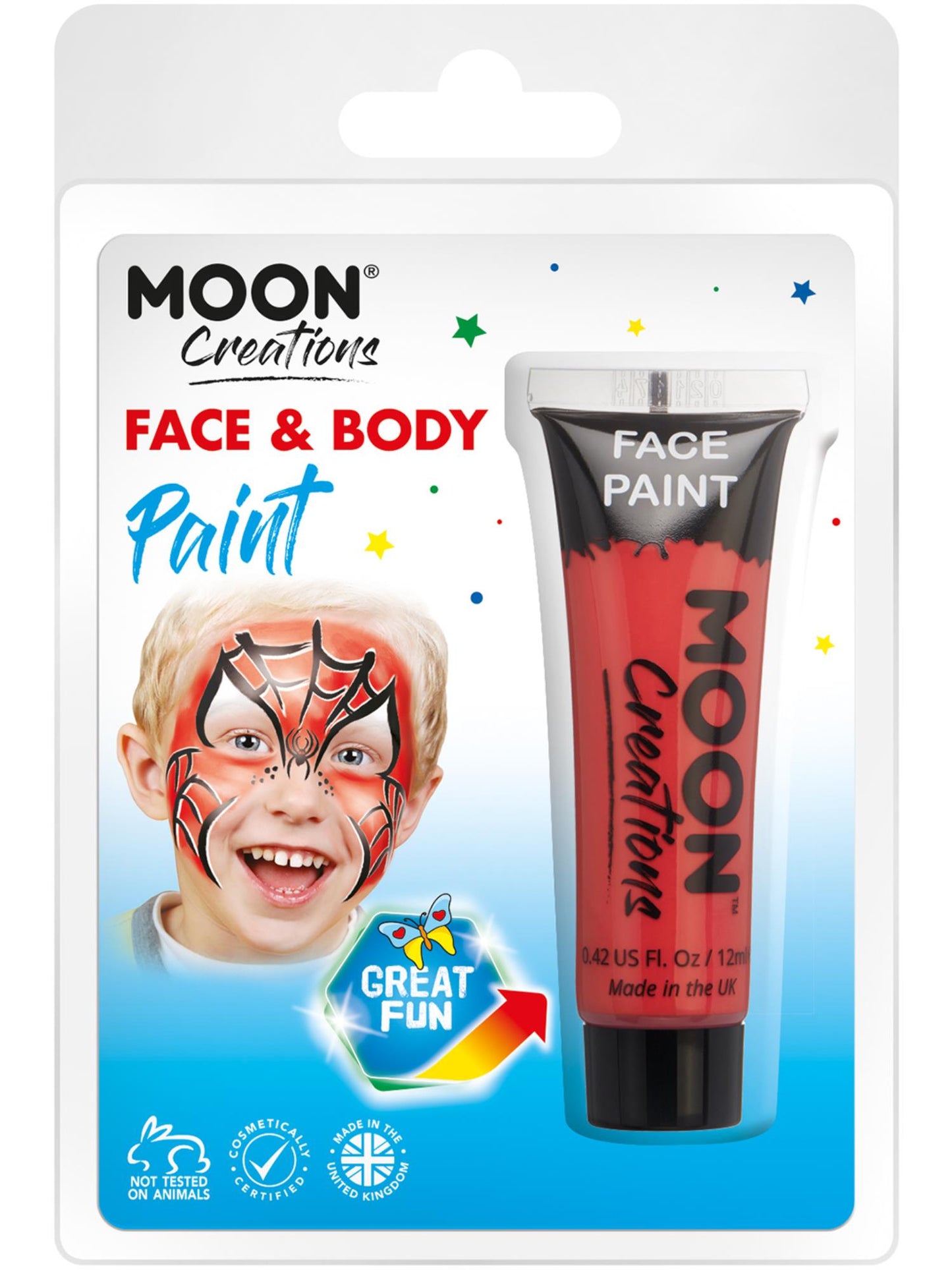 Moon Creations Face & Body Paint, Red Wholesale