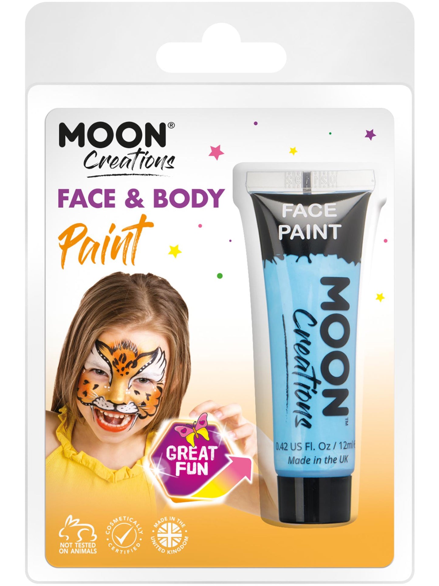 Moon Creations Face & Body Paint, Light Blue Wholesale