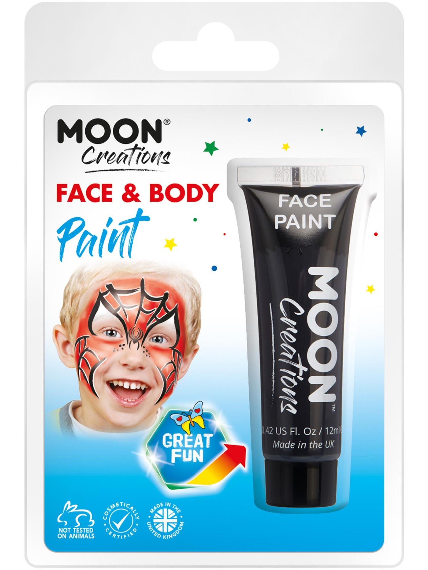 Moon Creations Face & Body Paint, Black Wholesale