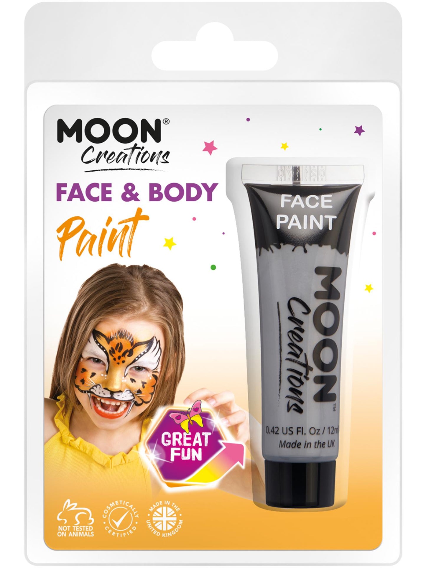 Moon Creations Face & Body Paint, Grey Wholesale