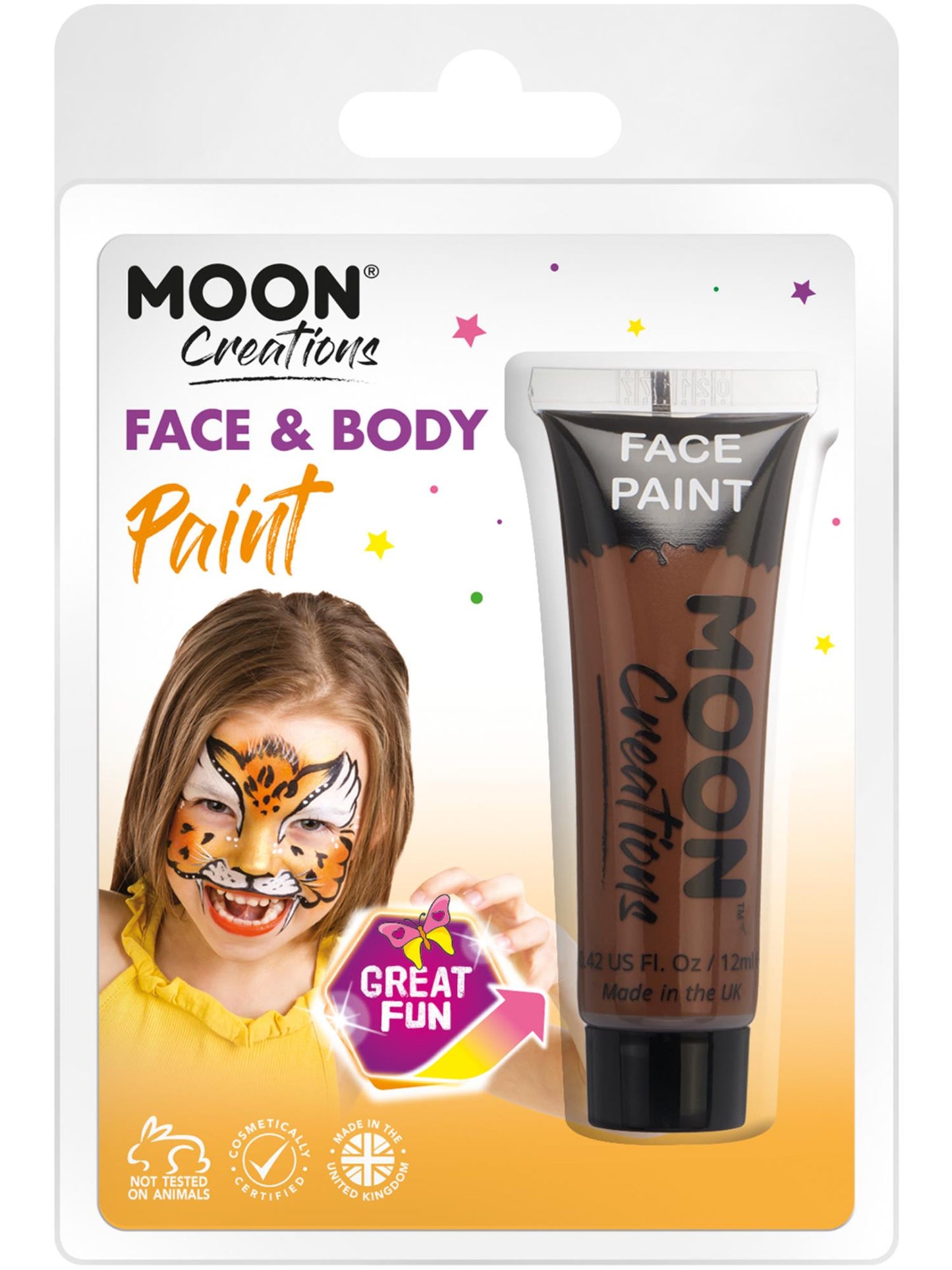 Moon Creations Face & Body Paint, Brown Wholesale