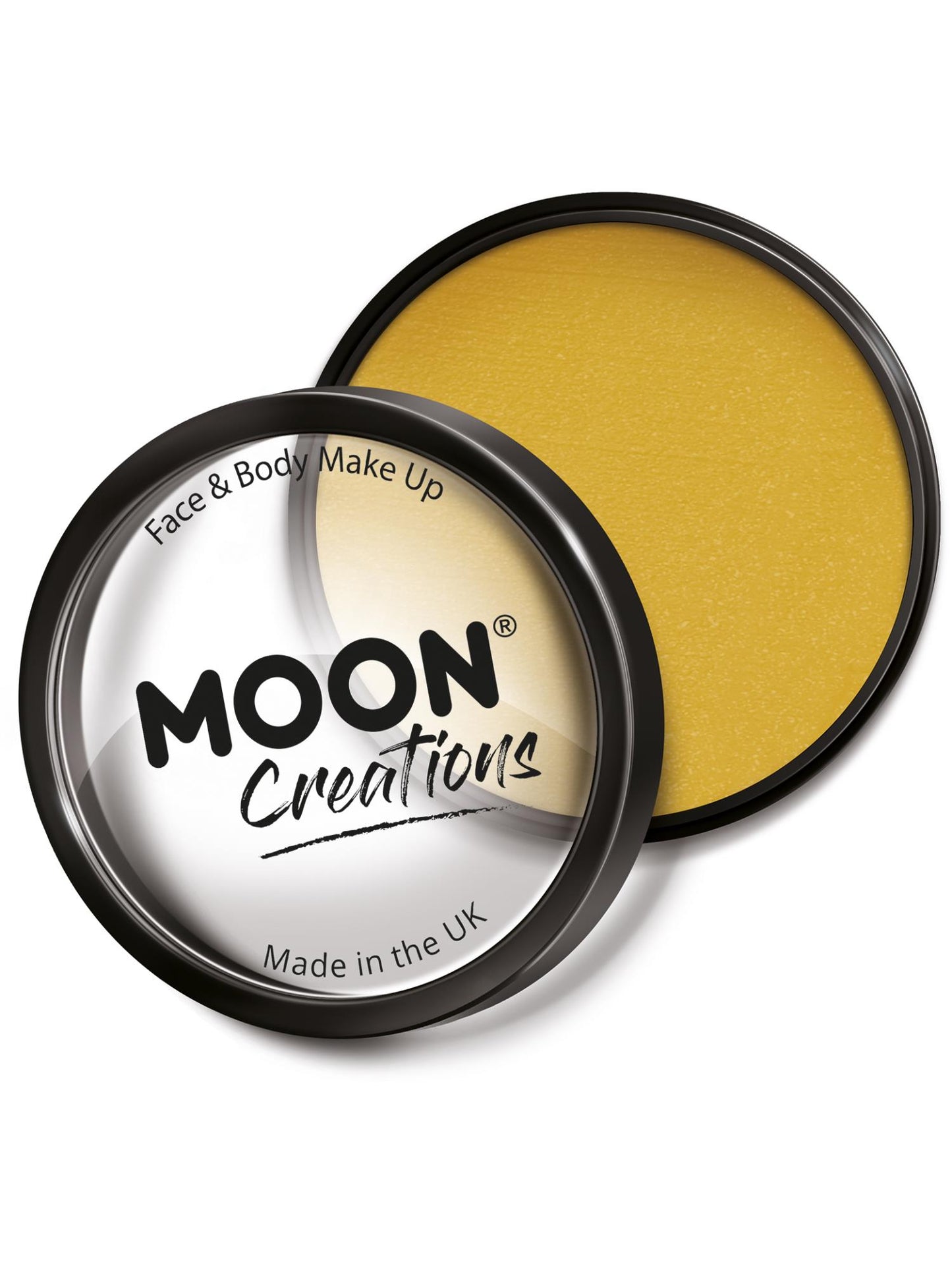 Moon Creations Pro Face Paint Cake Pot, Mustard Wholesale