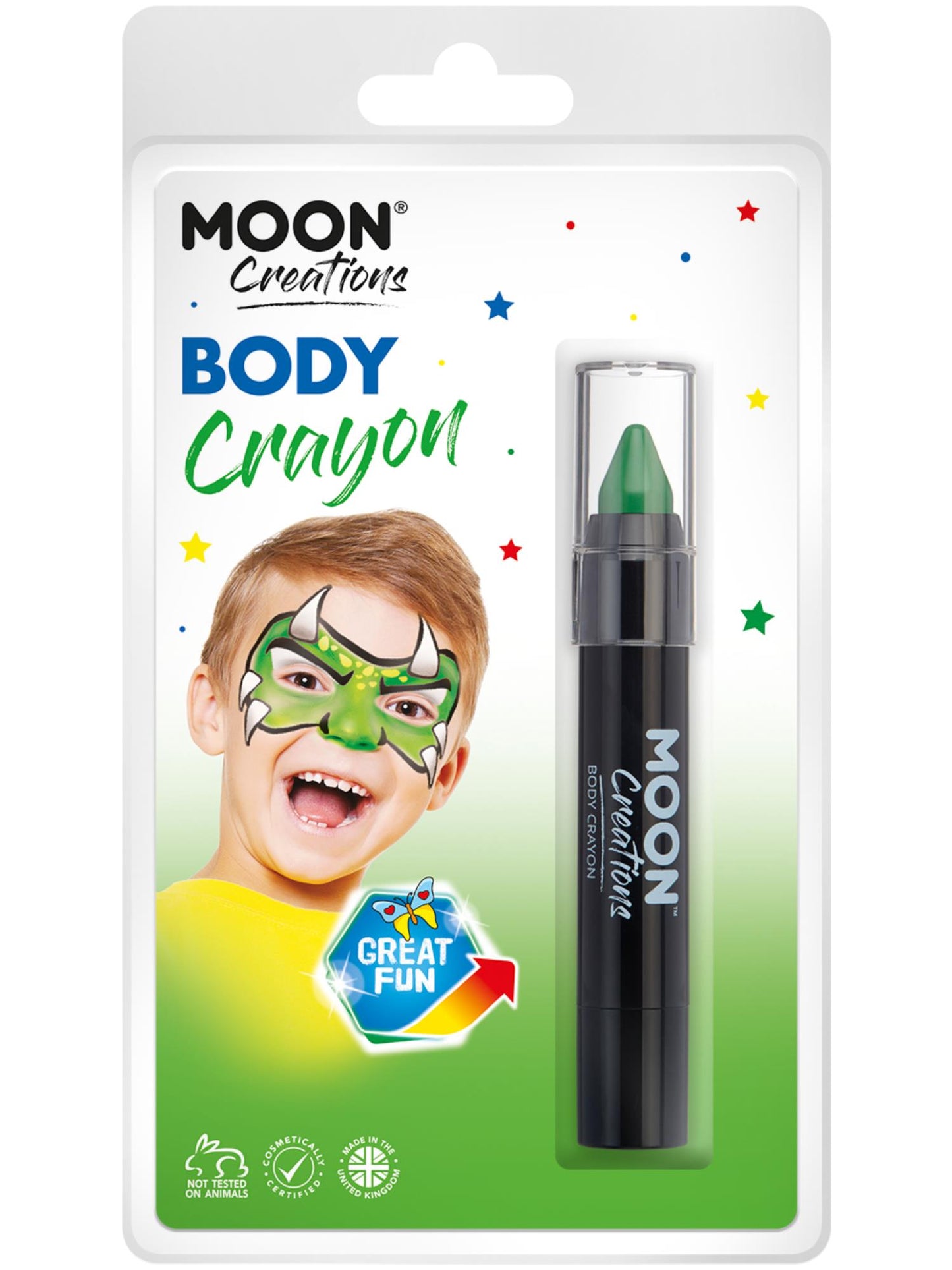 Moon Creations Body Crayons, Green Wholesale