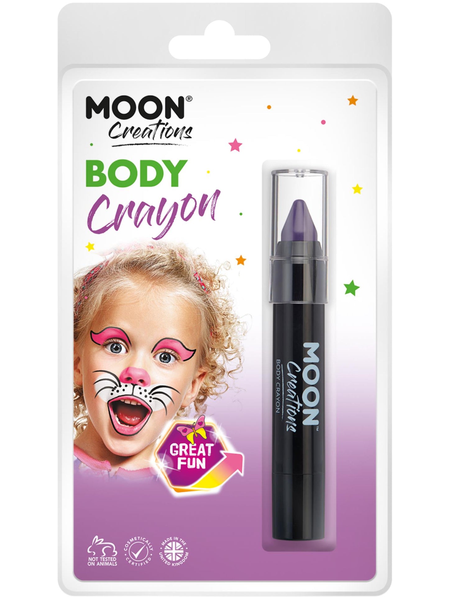 Crayons pour le corps Moon Creations, violets, vente en gros