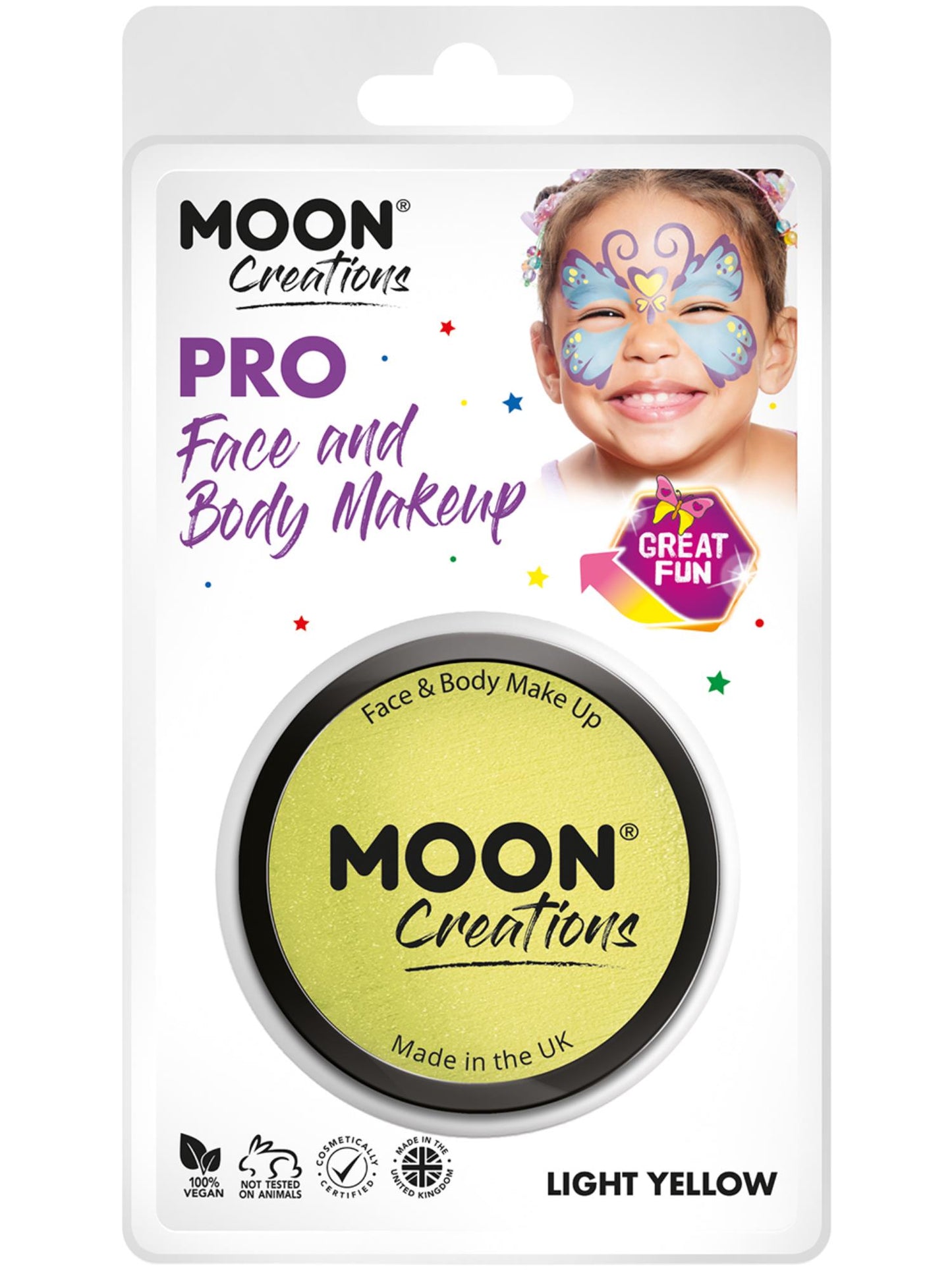 Pot à gâteau de peinture pour le visage Moon Creations Pro en gros