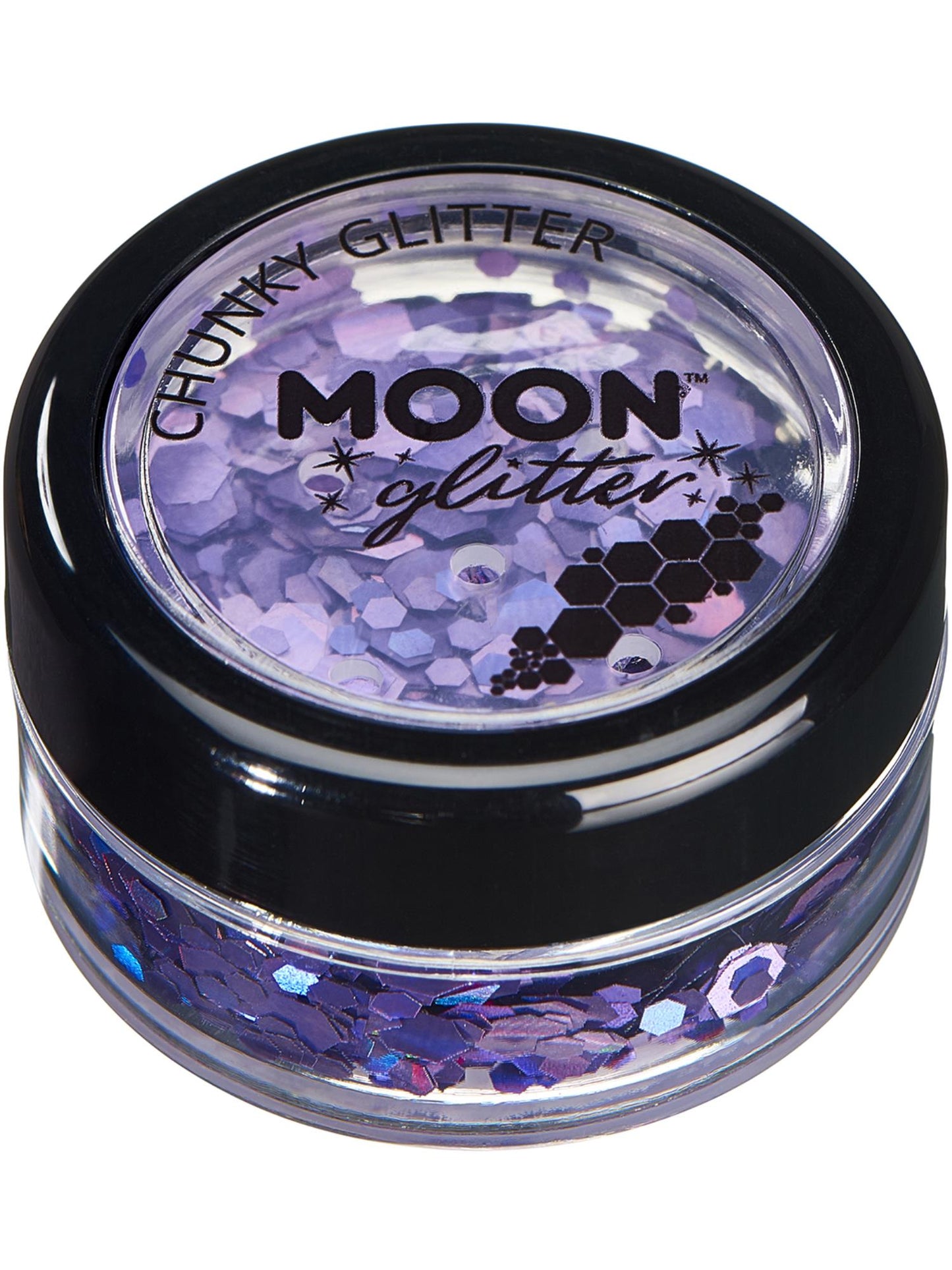 Paillettes épaisses holographiques Moon Glitter, violet, vente en gros