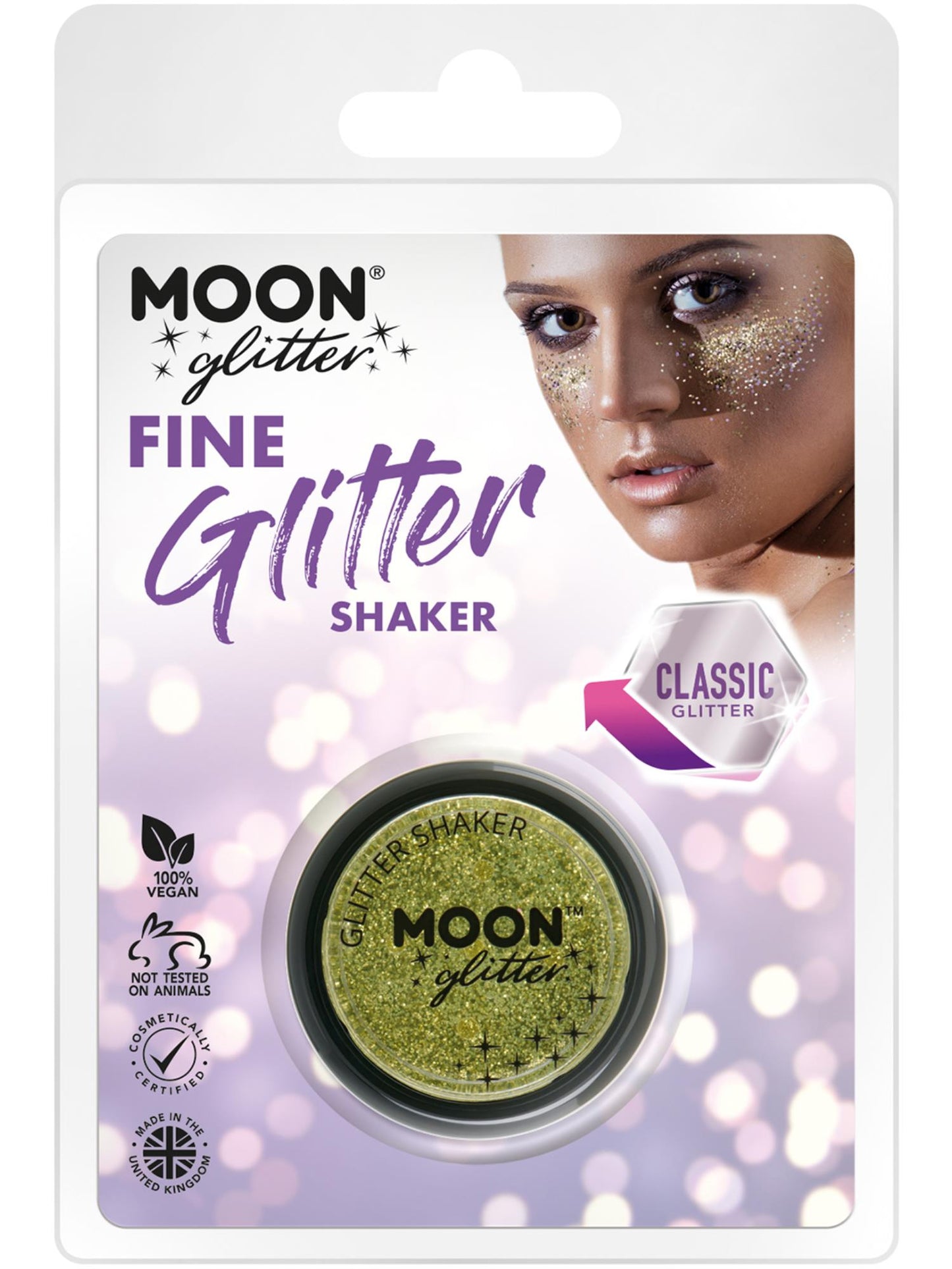 Moon Glitter Classic Fine Glitter Shakers, Gold Wholesale