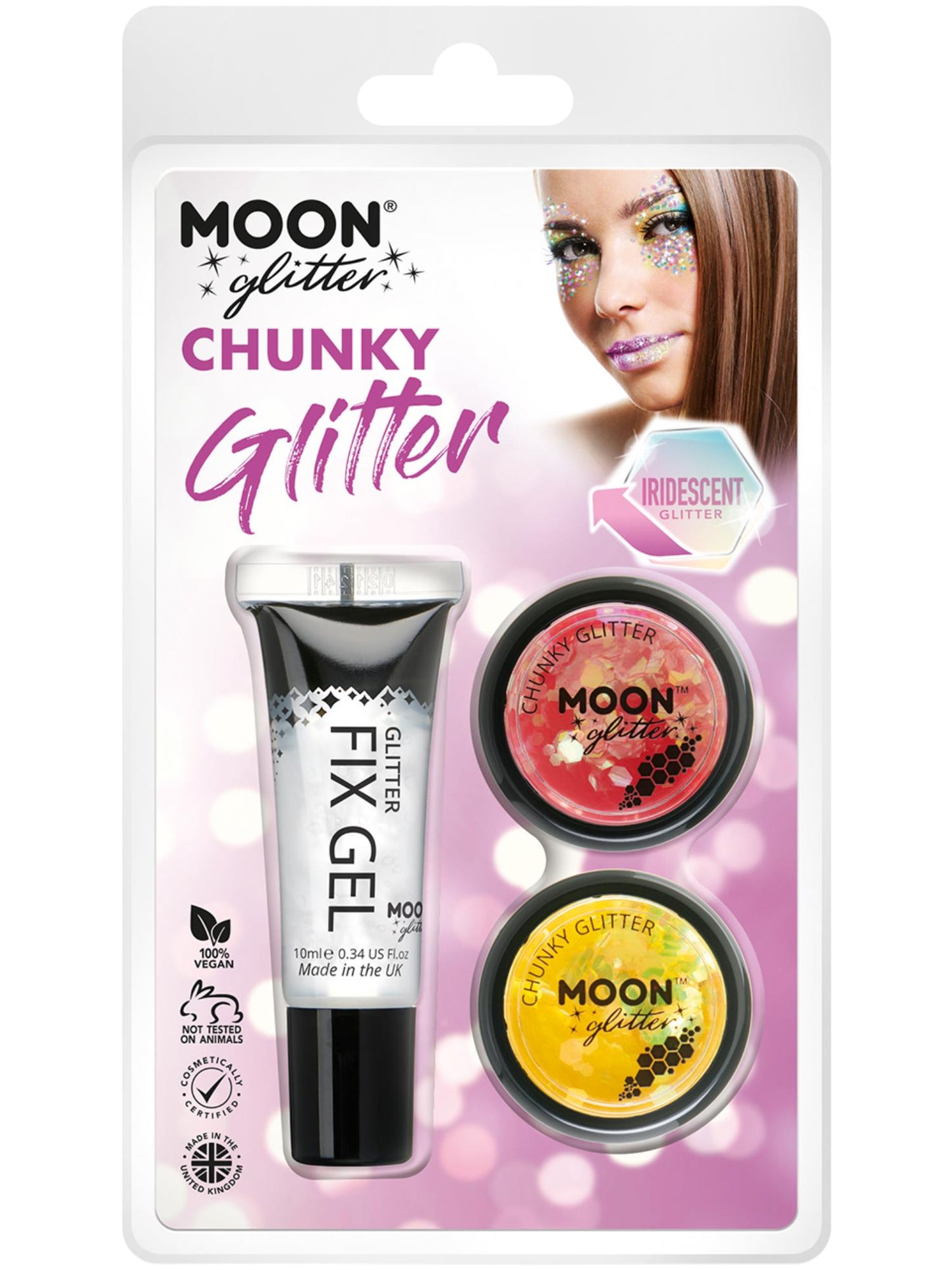 Paillettes épaisses irisées Moon Glitter, vente en gros