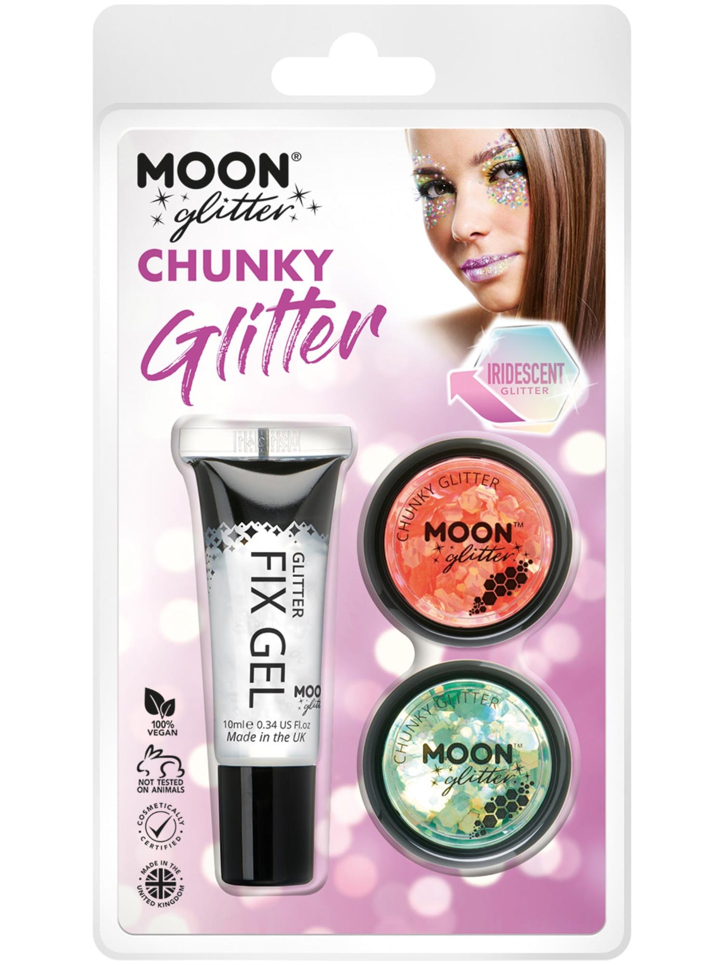Paillettes épaisses irisées Moon Glitter, vente en gros