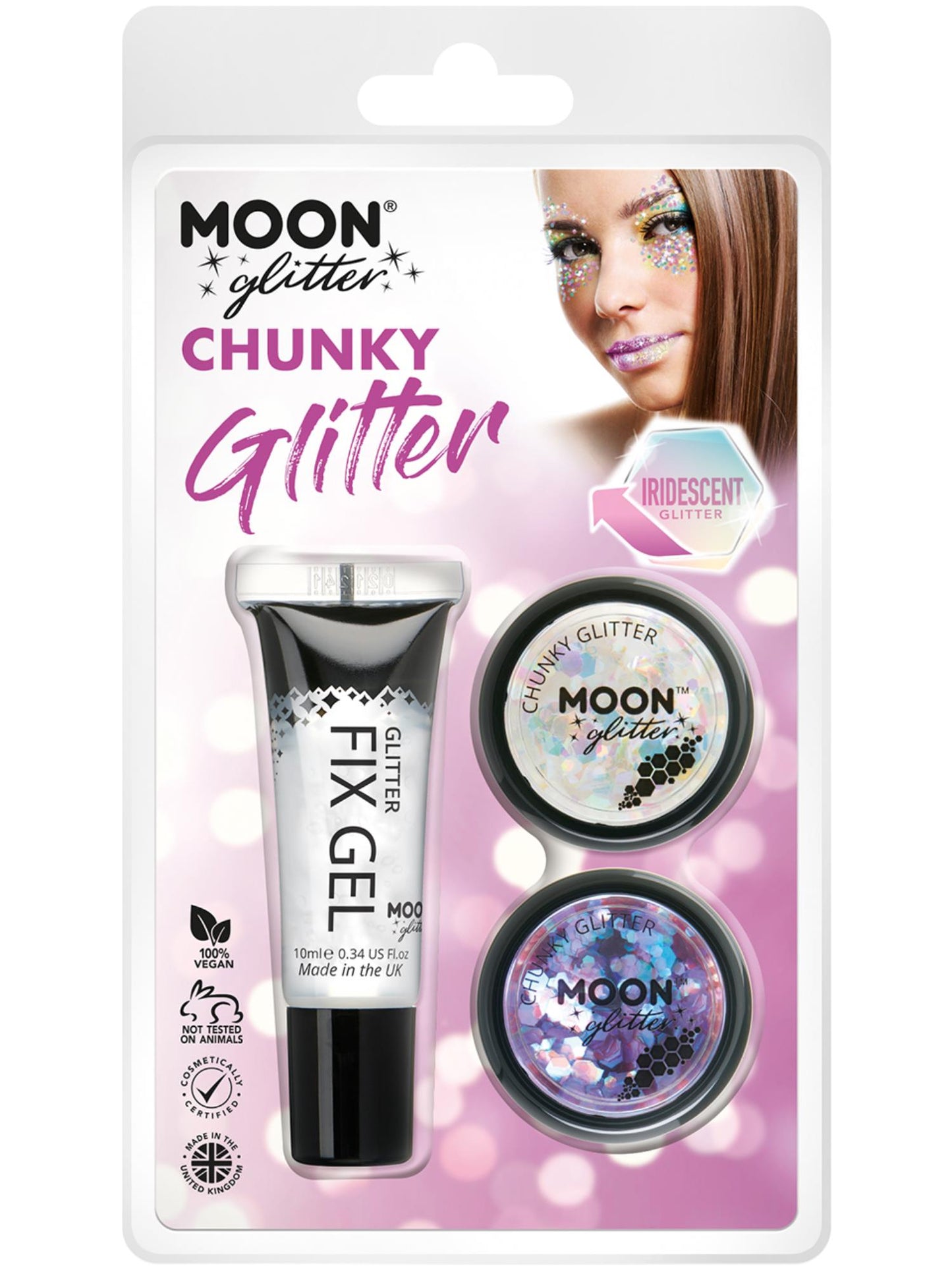 Paillettes épaisses irisées Moon Glitter, vente en gros