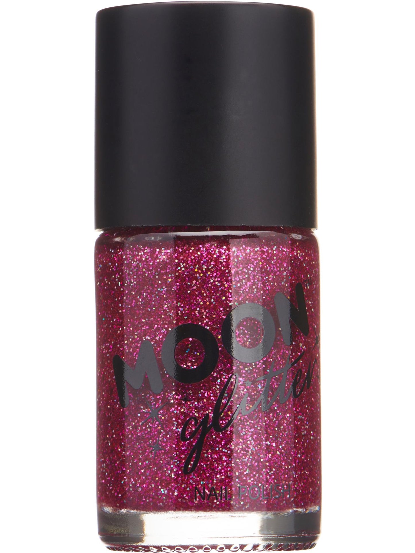 Moon Glitter Holographic Nail Polish, Fuchsia Wholesale