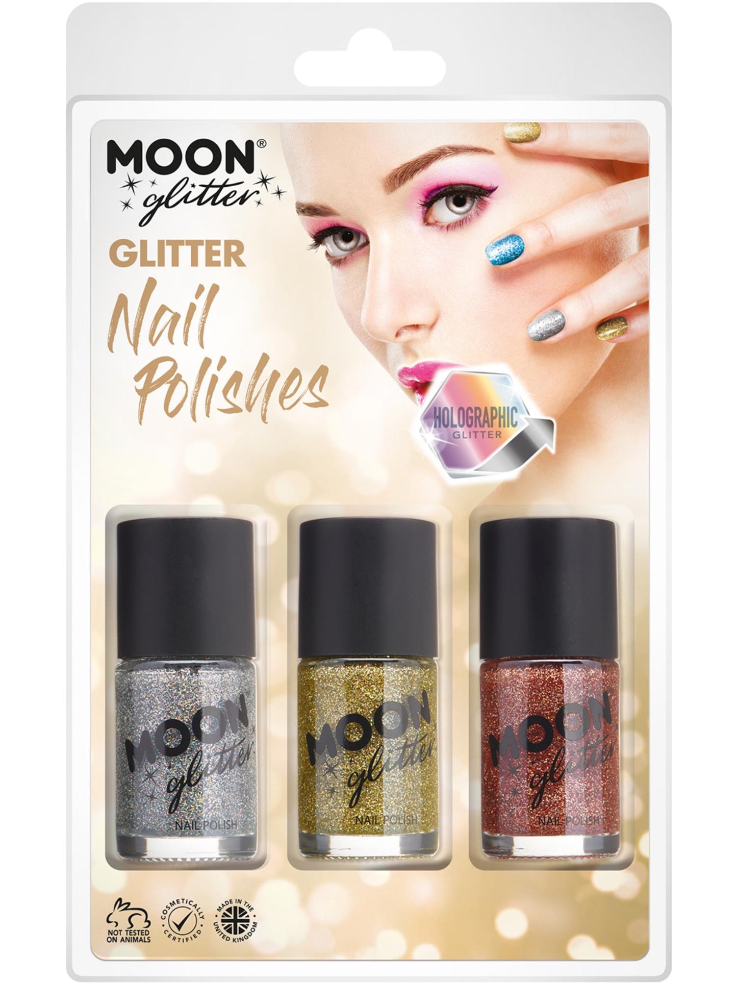 Moon Glitter Holographic Nail Polish, Wholesale