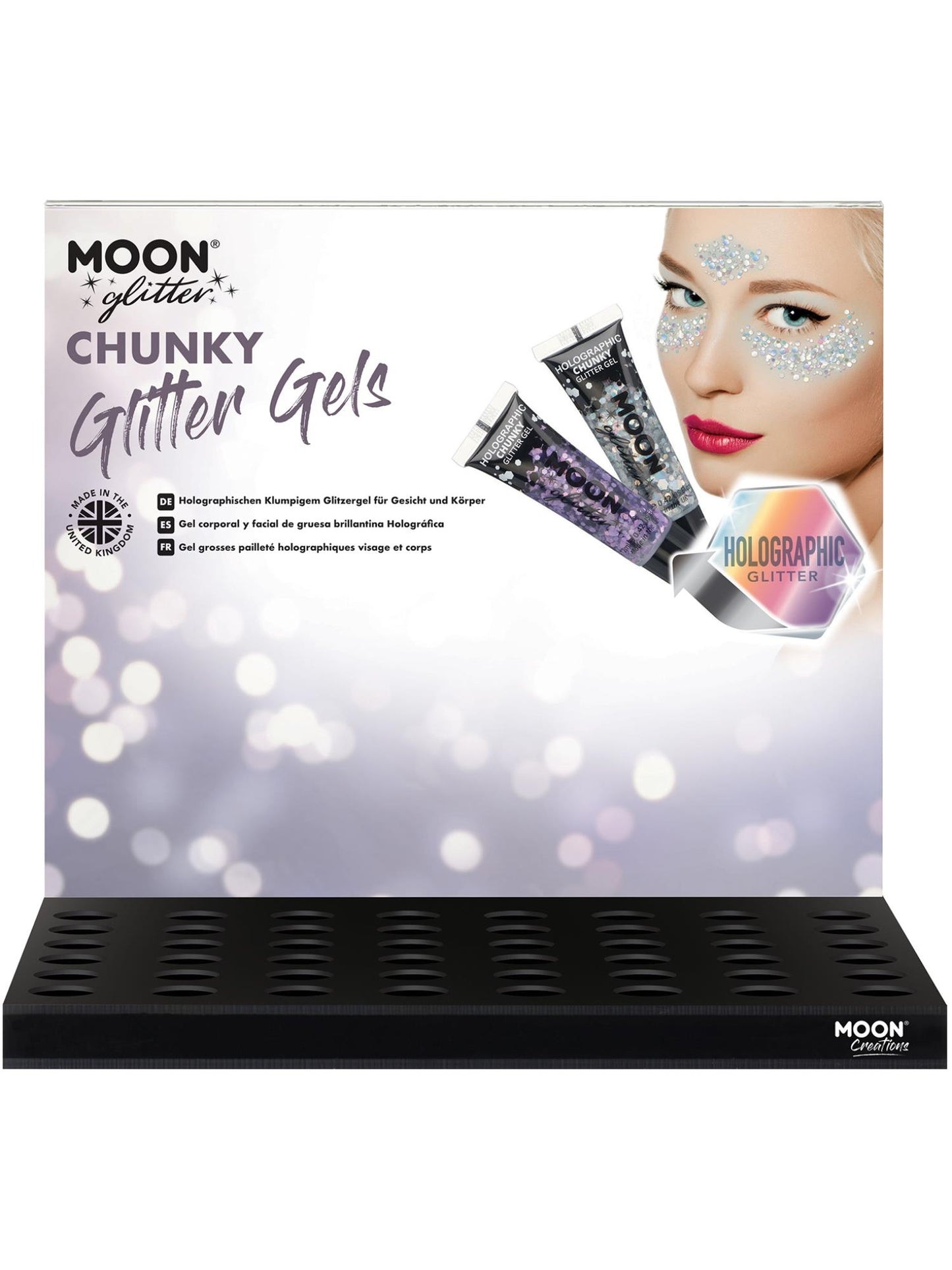 Moon Glitter Holographic Chunky Glitter Gel, Wholesale
