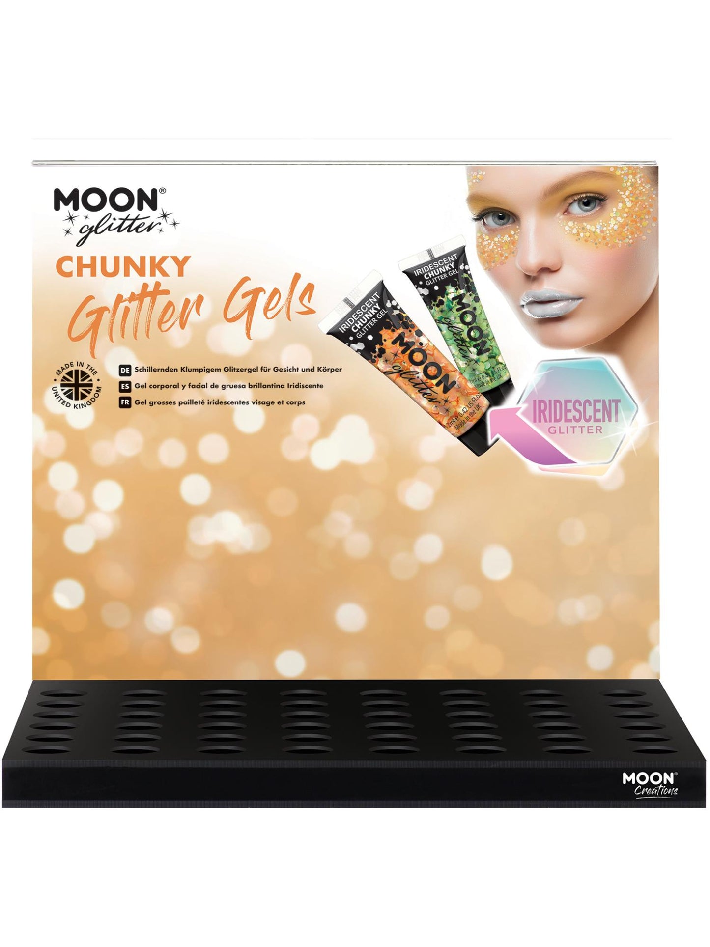 Moon Glitter Iridescent Chunky Glitter Gel, Wholesale