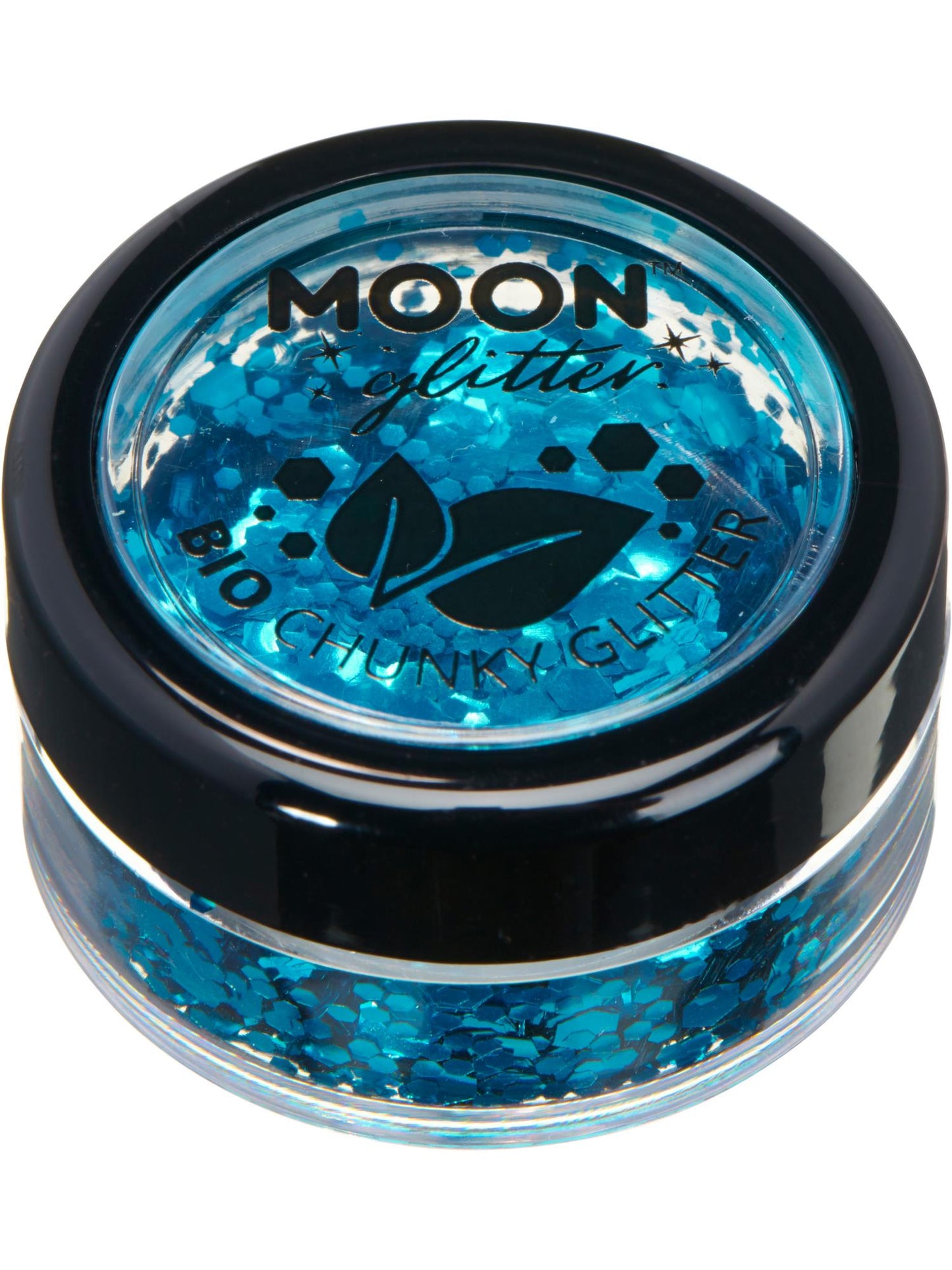 Paillettes épaisses Moon Glitter Bio, bleu, vente en gros