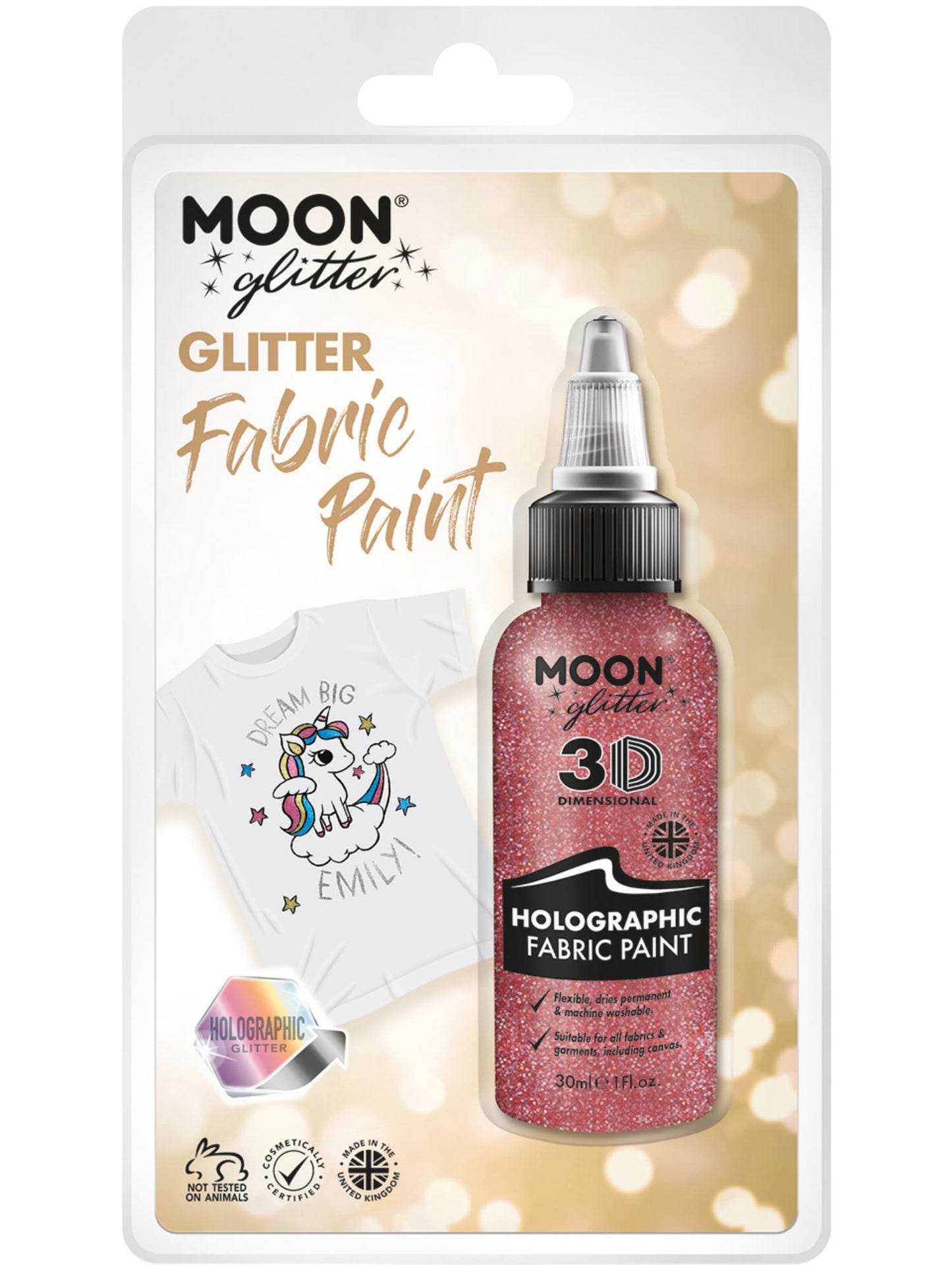 Moon Glitter Holographic Glitter Fabric Paint Wholesale