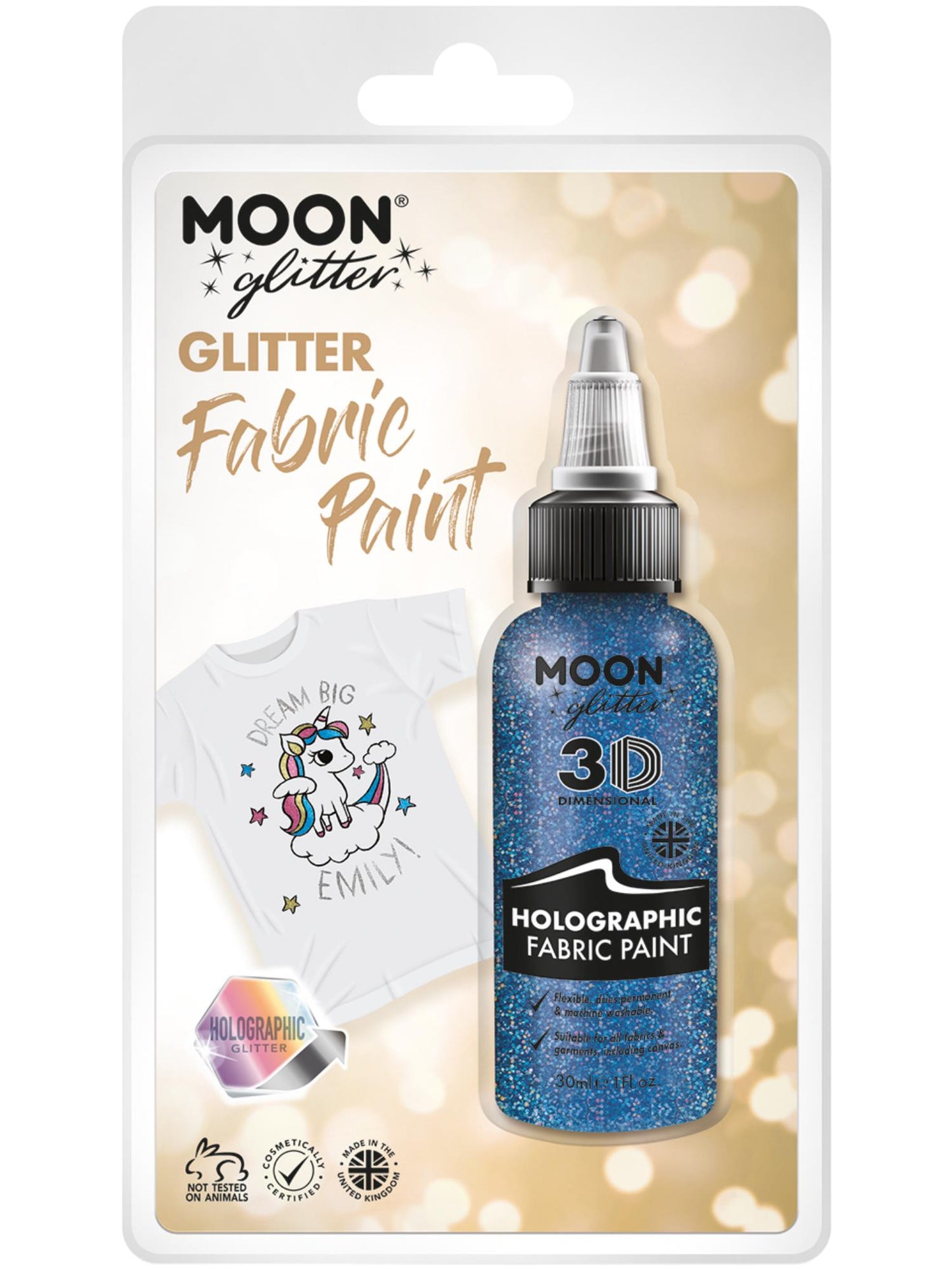 Moon Glitter Holographic Glitter Fabric Paint Wholesale