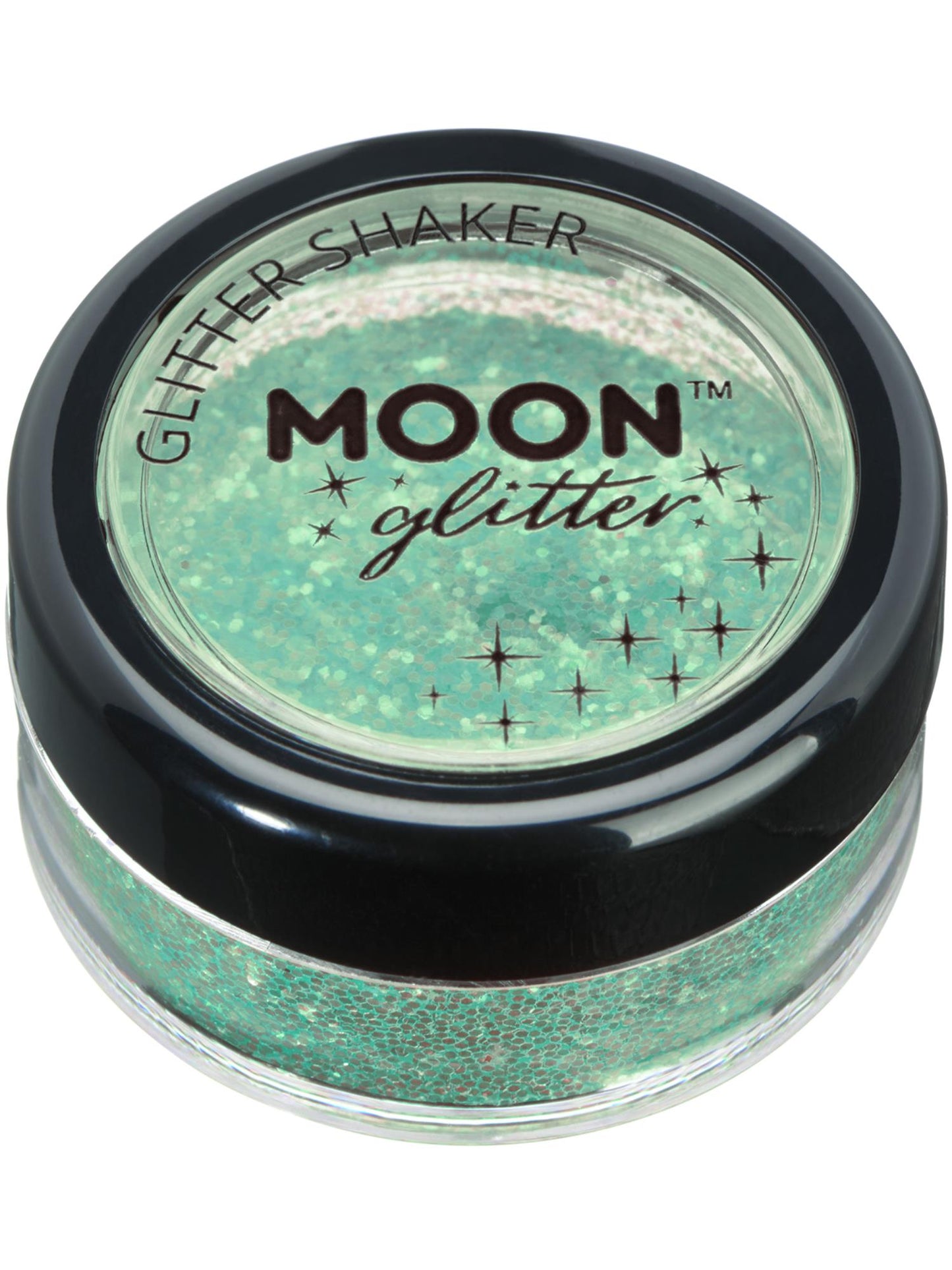 Moon Glitter Iridescent Glitter Shakers, Green Wholesale