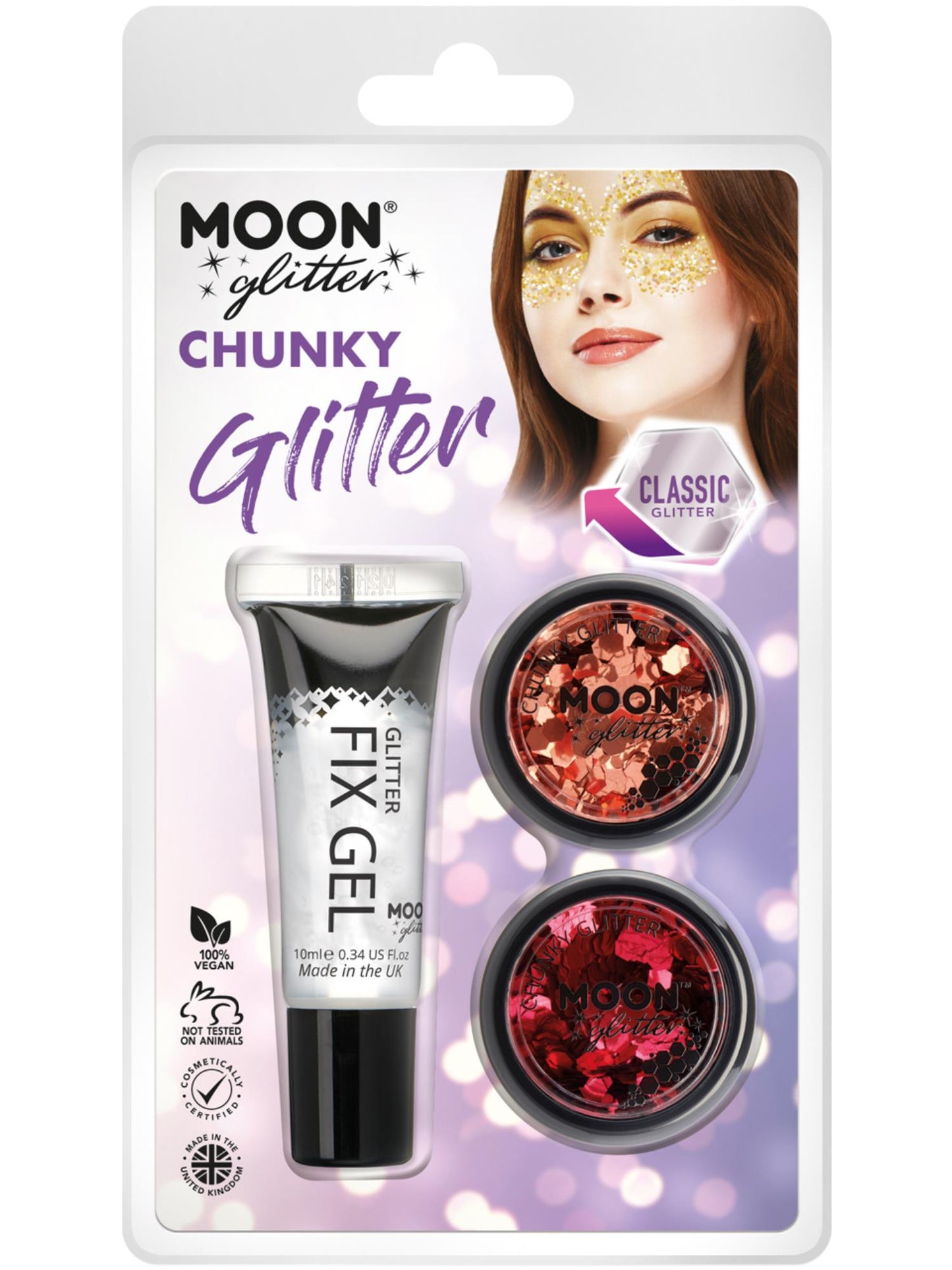 Paillettes épaisses classiques Moon Glitter, vente en gros