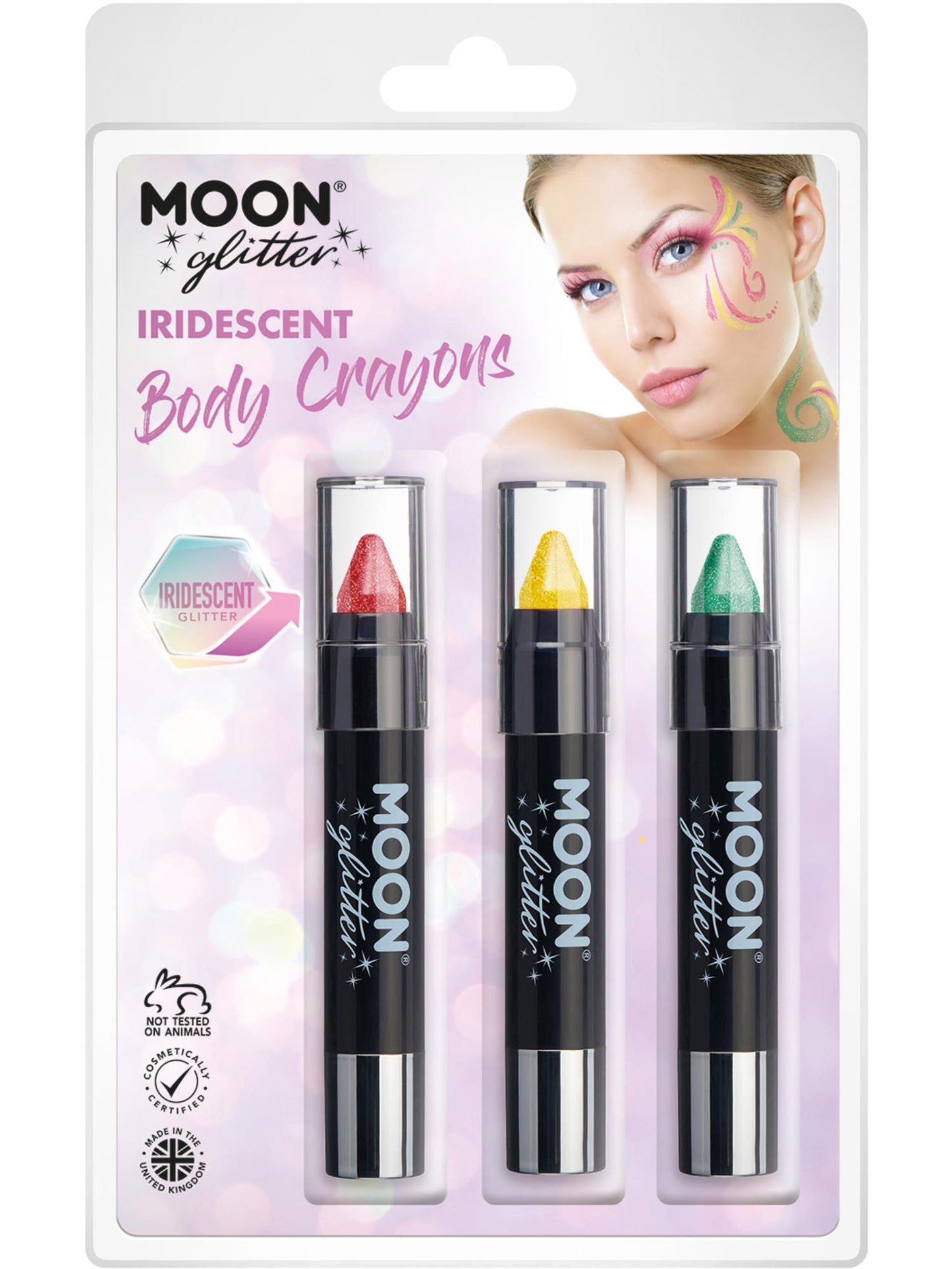 Moon Glitter Iridescent Body Crayons, Wholesale