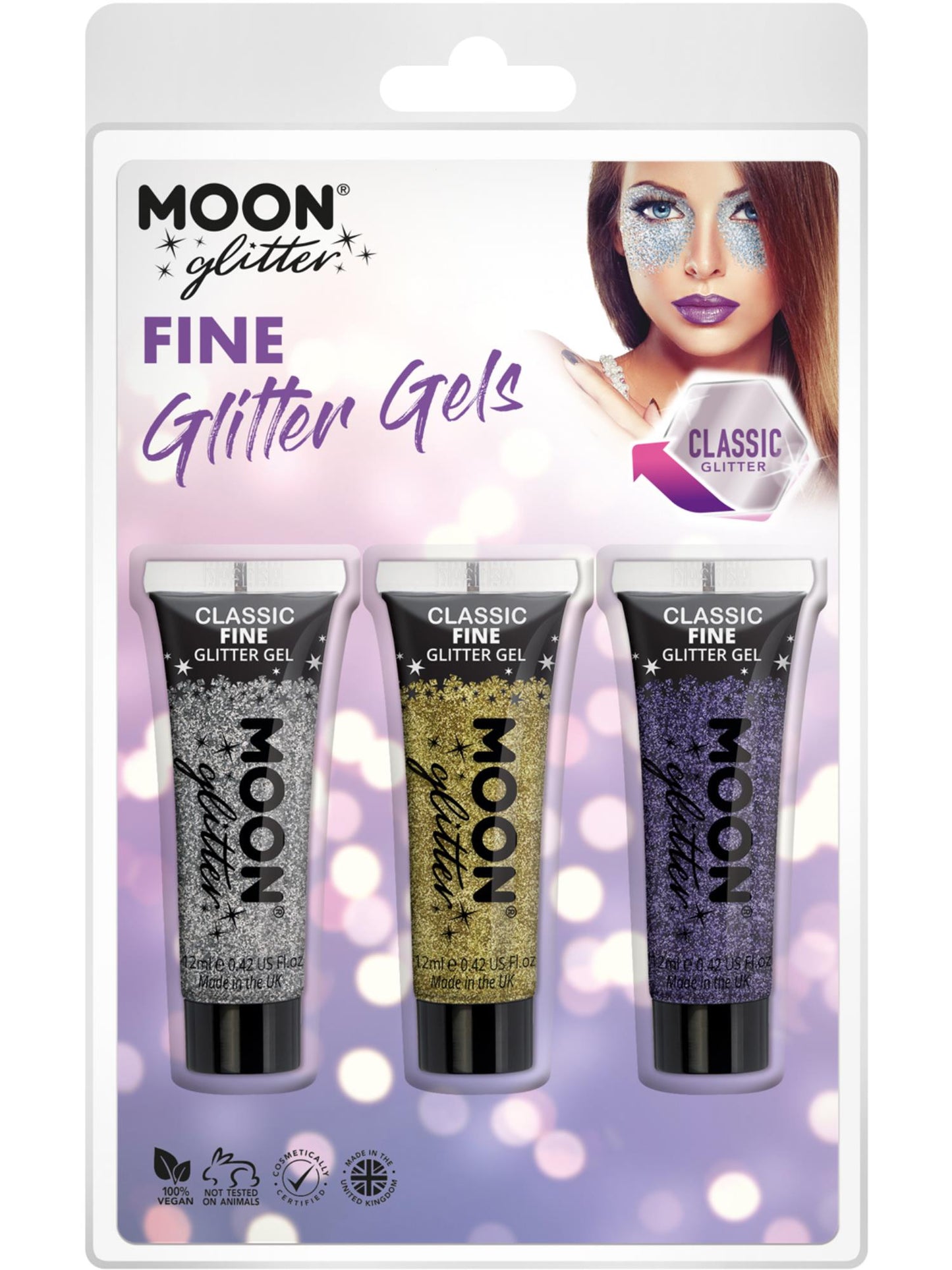 Moon Glitter Classic Fine Glitter Gel, Wholesale