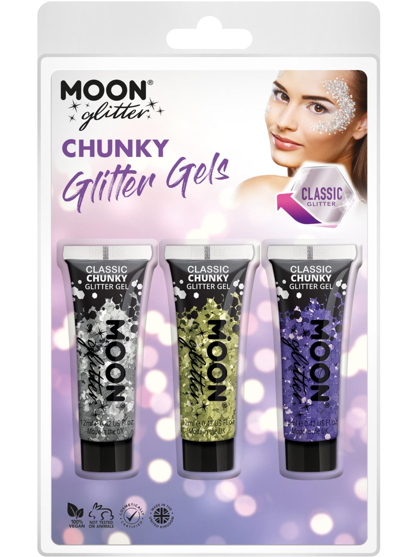Moon Glitter Classic Chunky Glitter Gel, Wholesale