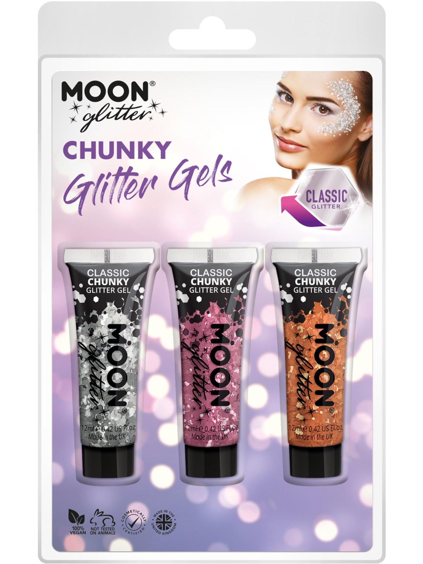 Moon Glitter Classic Chunky Glitter Gel, Wholesale