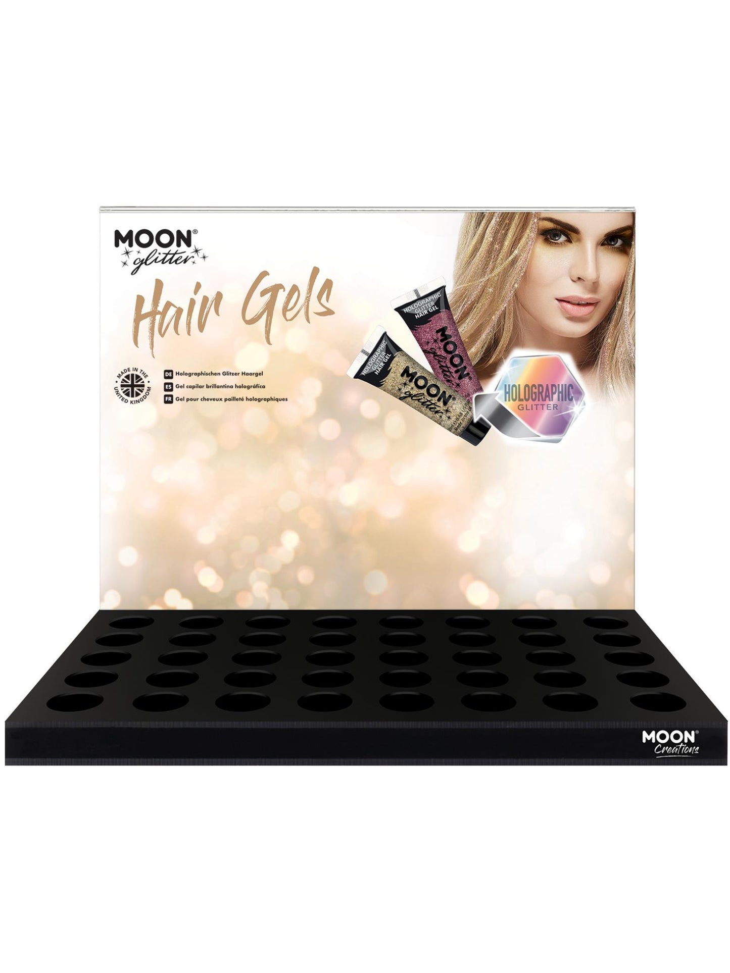 Moon Glitter Holographic Glitter Hair Gel, Wholesale