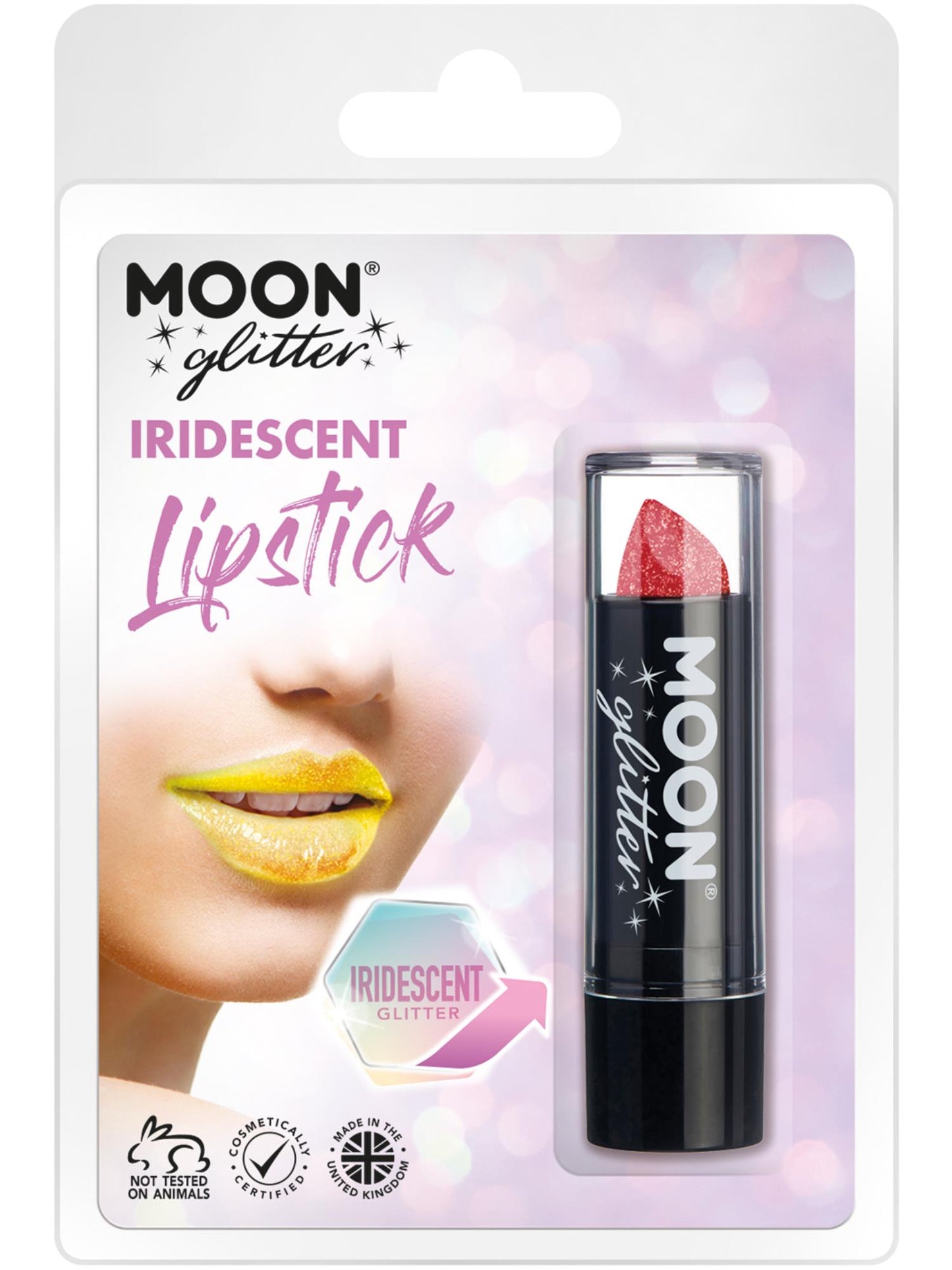 Moon Glitter Iridescent Glitter Lipstick, Cherry Wholesale