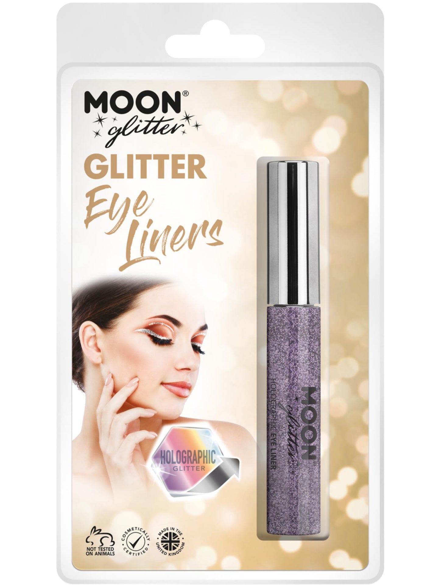 Moon Glitter Holographic Glitter Eye Liner, Purple Wholesale
