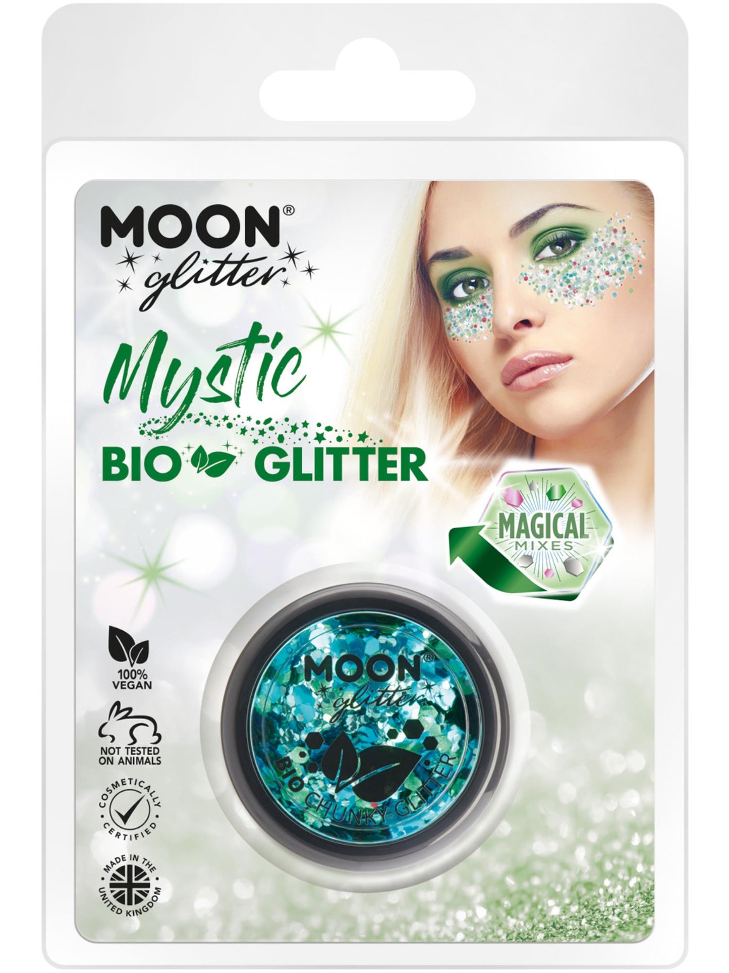 Moon Glitter Mystic Bio Chunky Glitter, Clamshell Wholesale